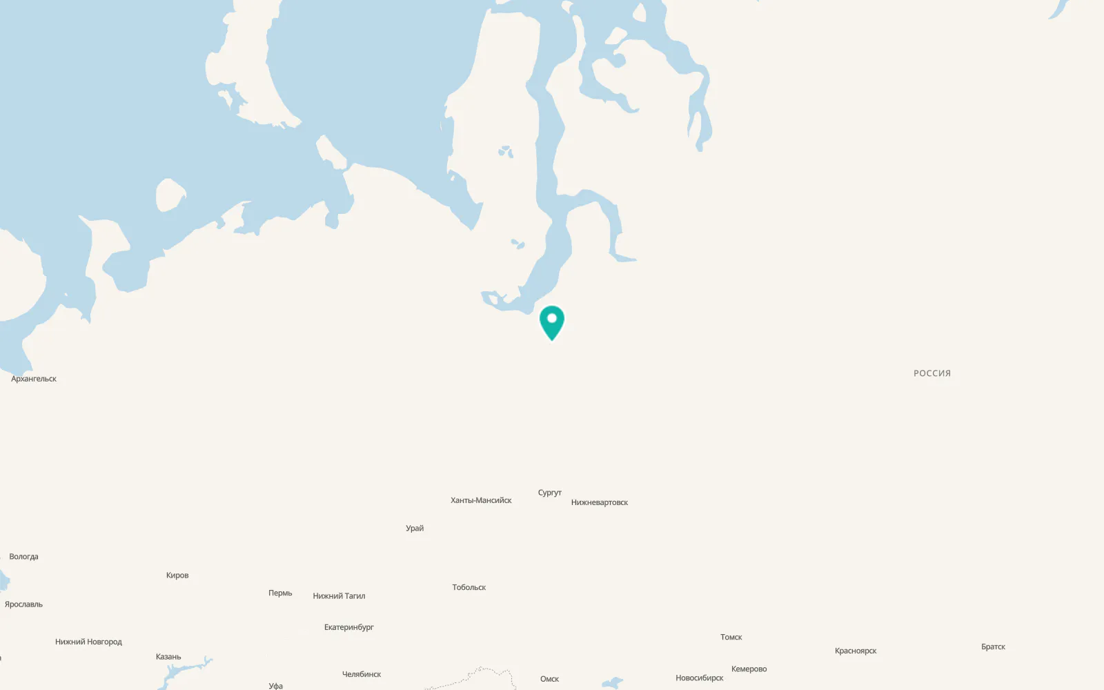 Map of Pravohettinskiy