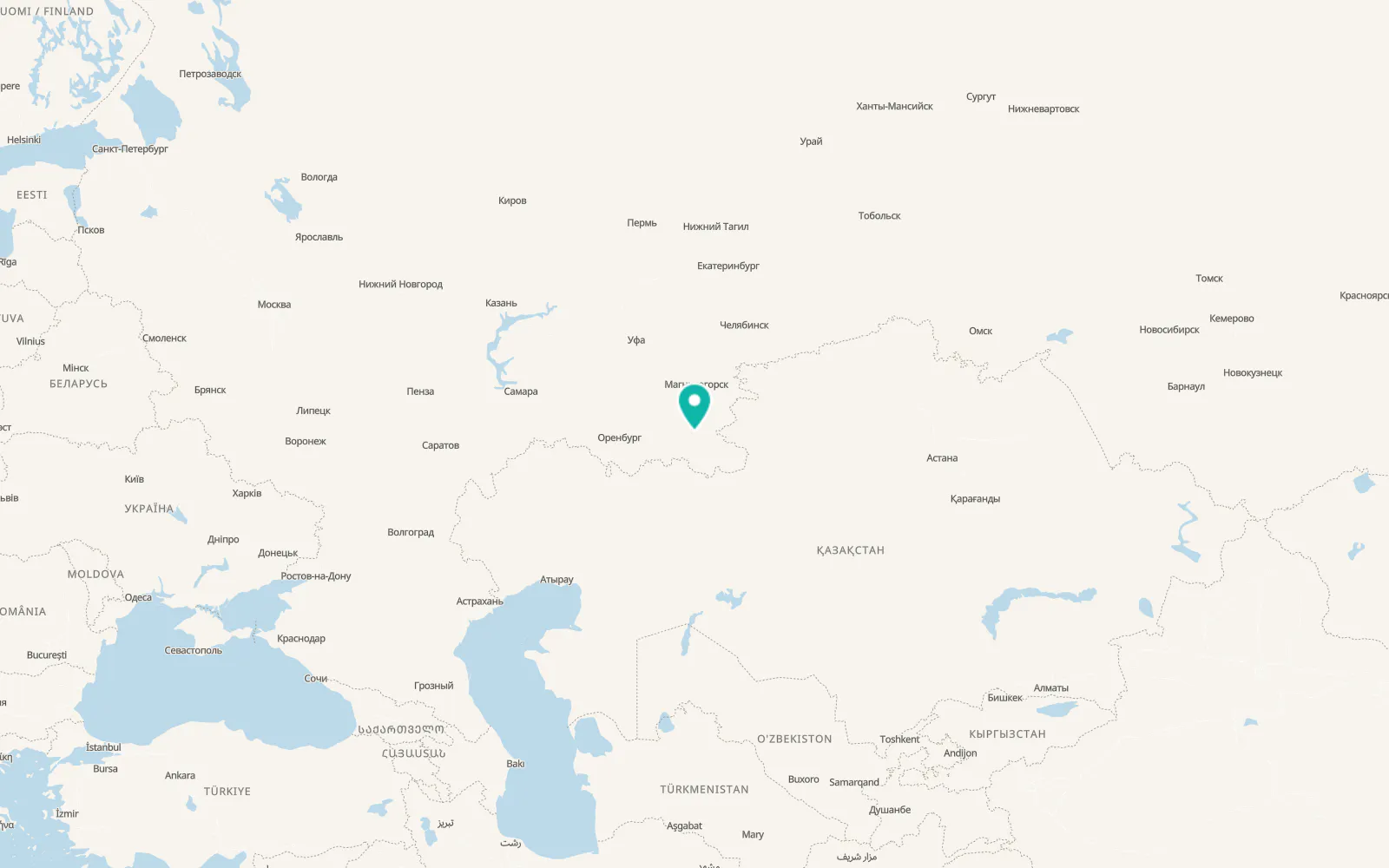 Map of Primorsk