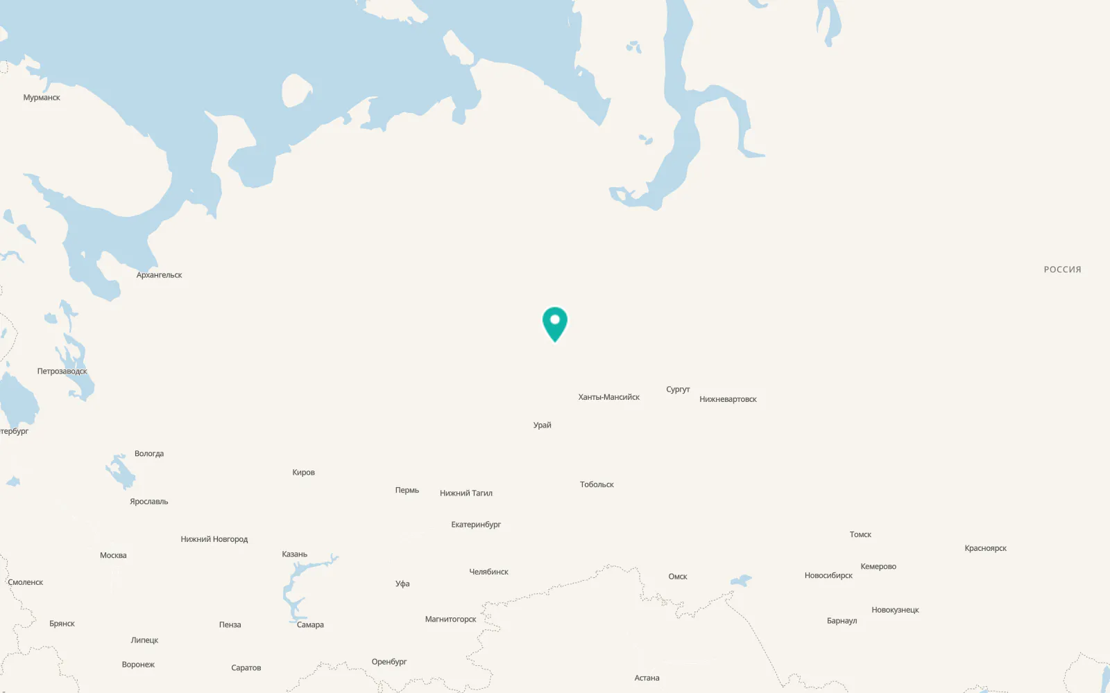 Map of Priob’ye