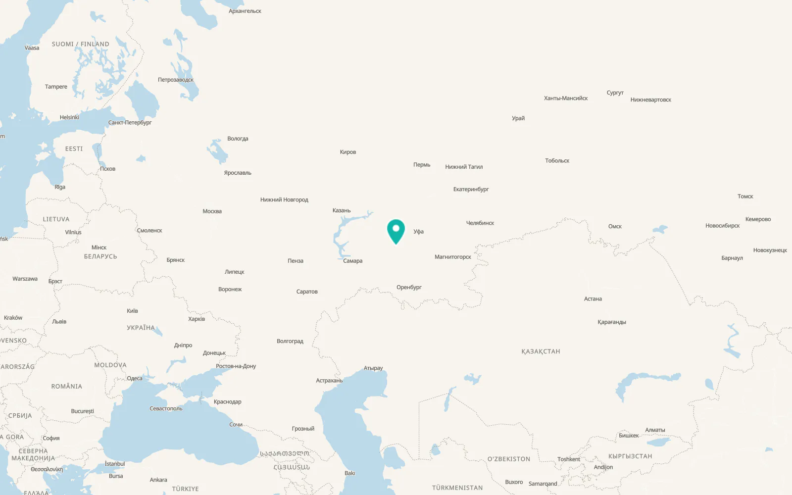 Map of Priyutovo