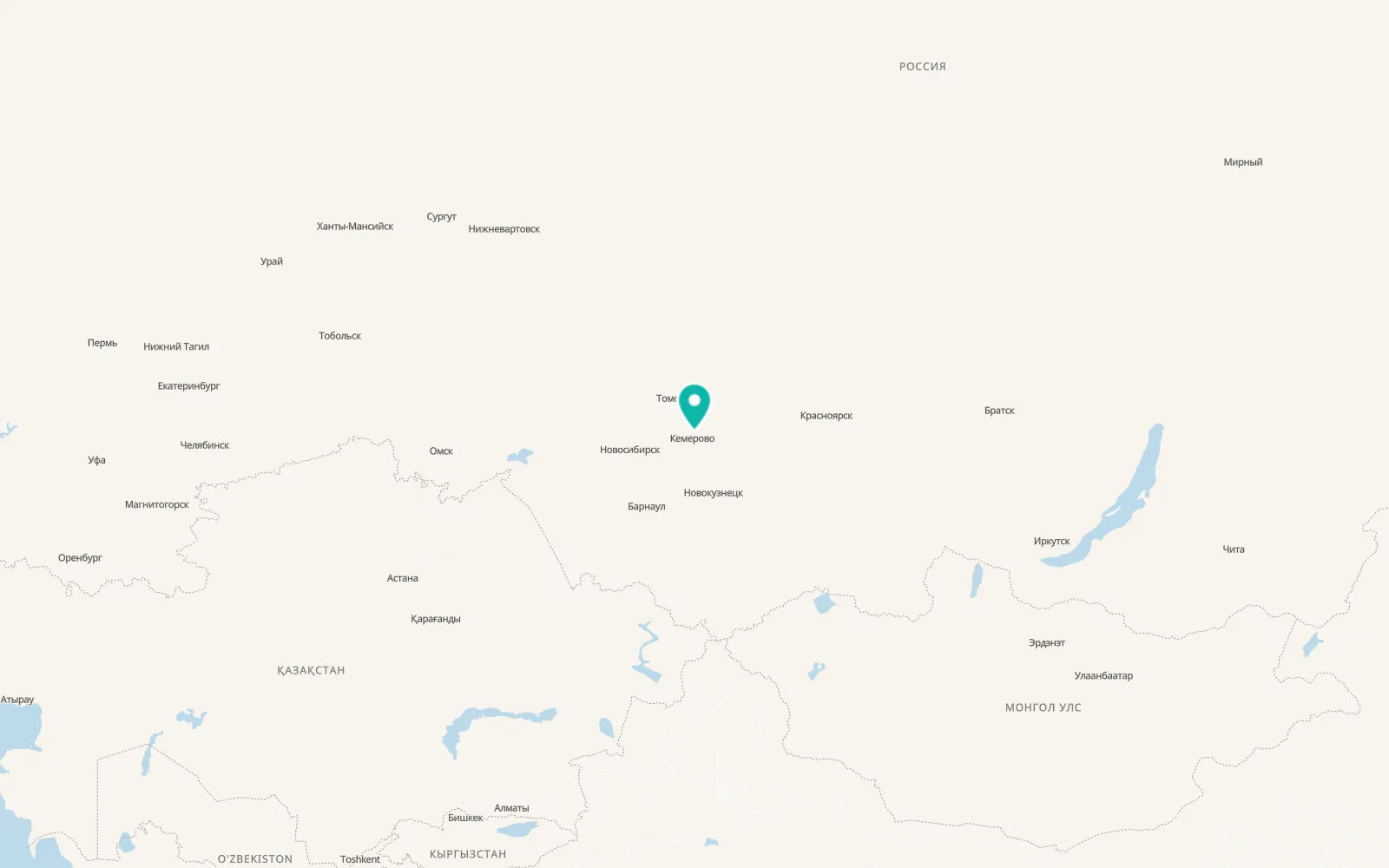 Map of Promyshlennovskiy