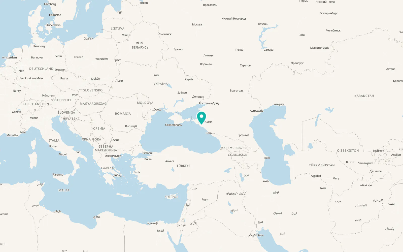 Map of Pshada