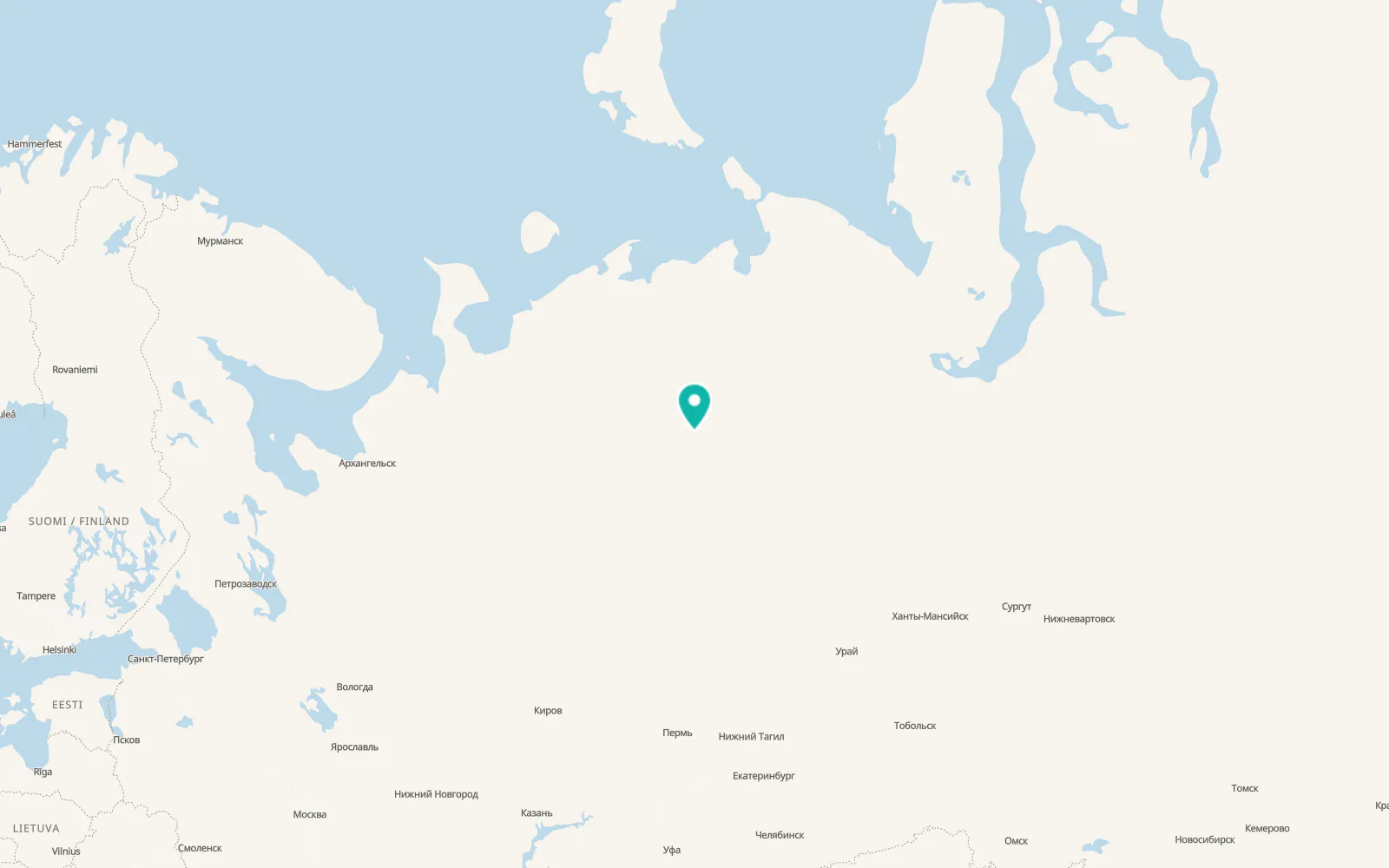 Map of Puteyets
