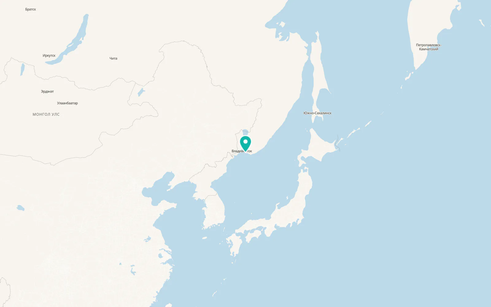 Map of Putyatin