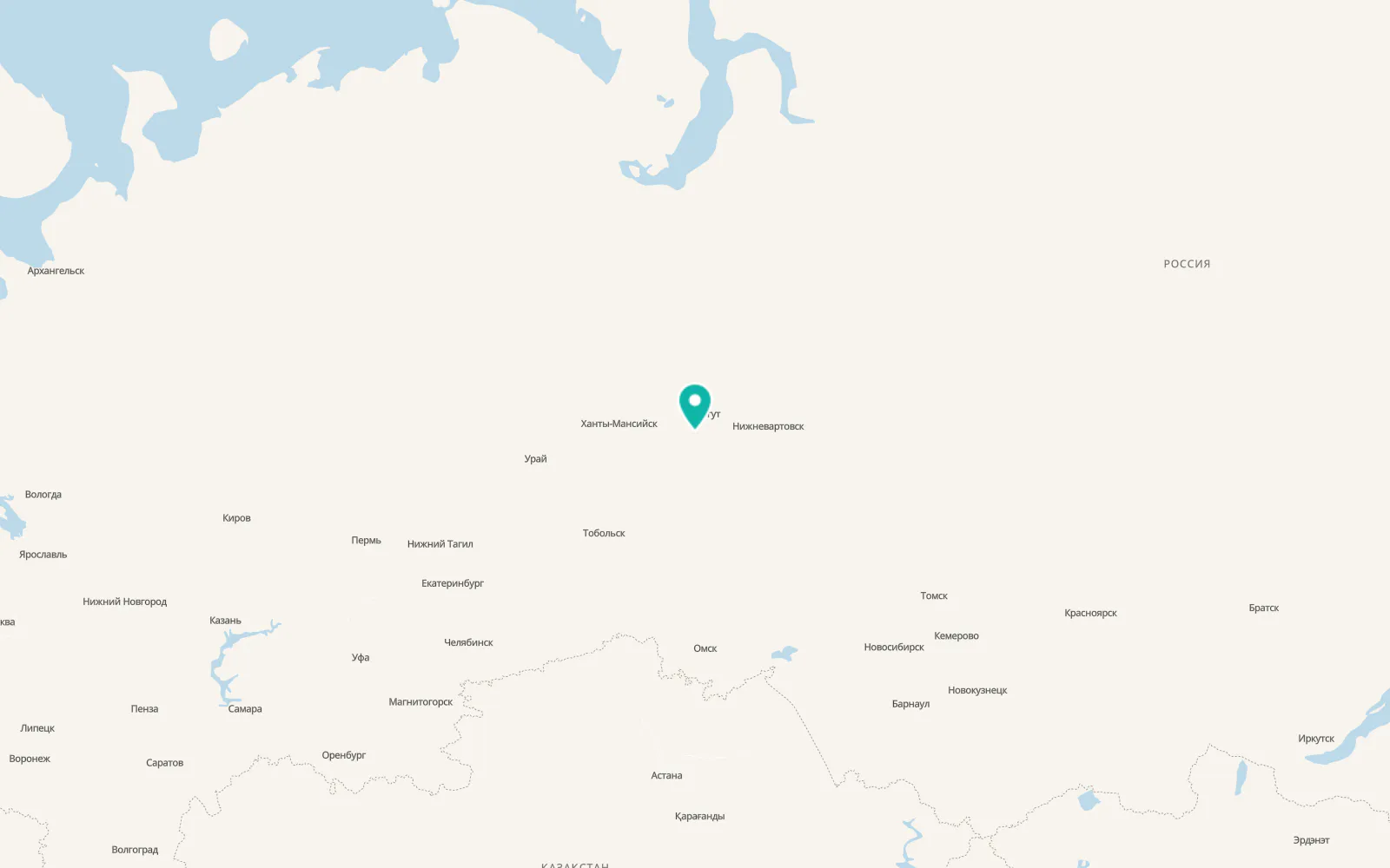 Map of Pyt-Yakh