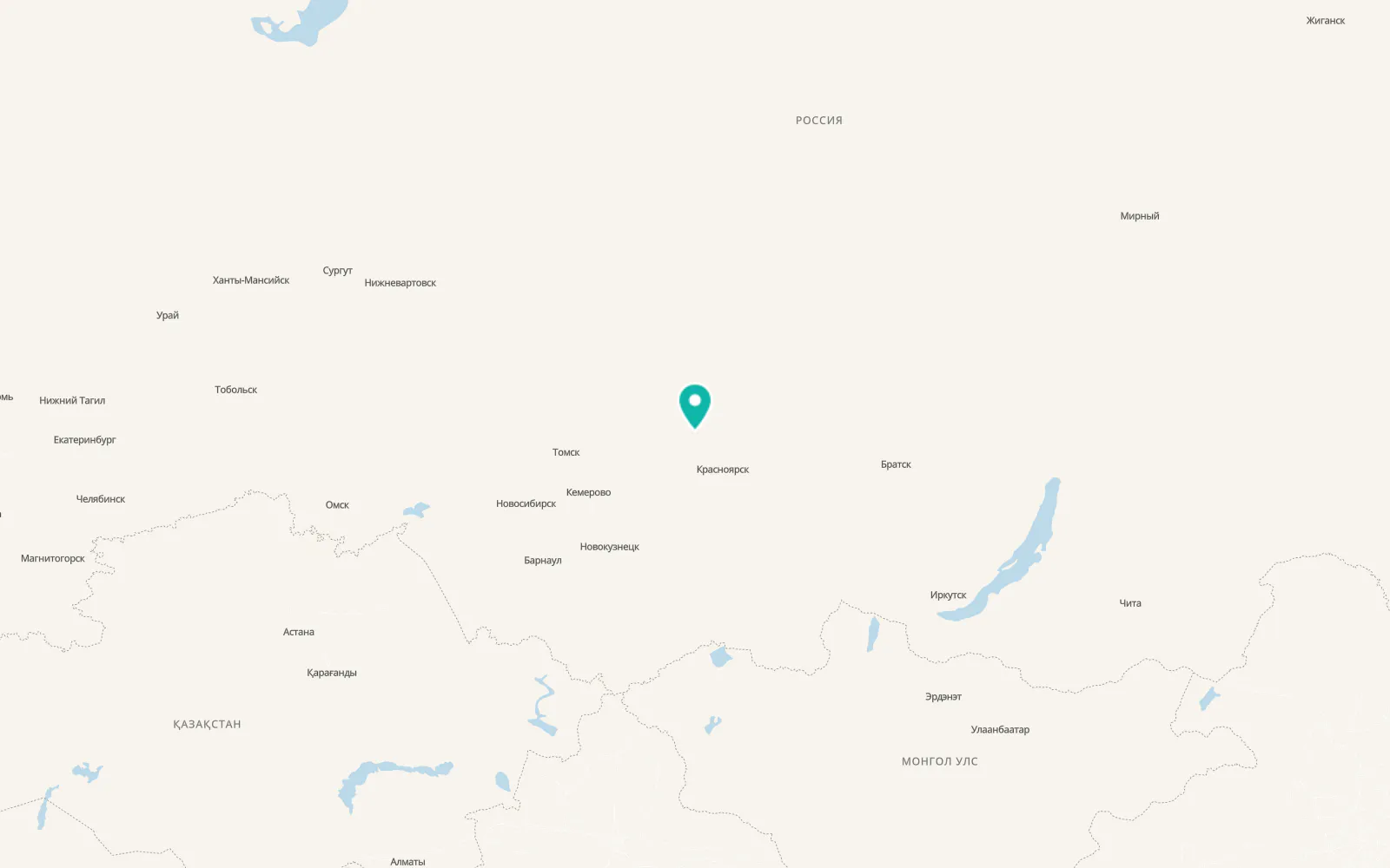 Map of Rassvet