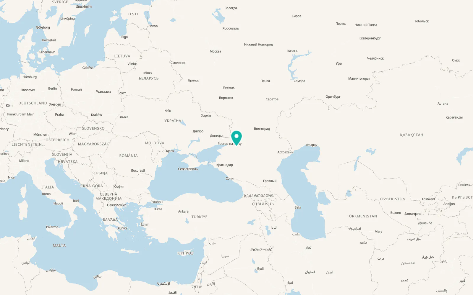 Map of Rassvet