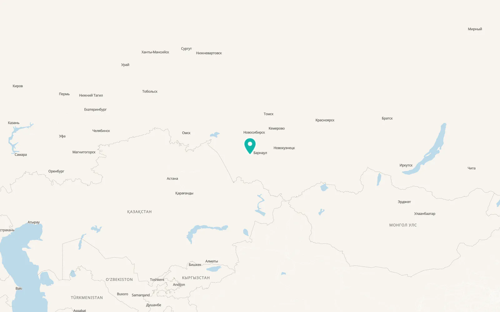 Map of Rebrikha