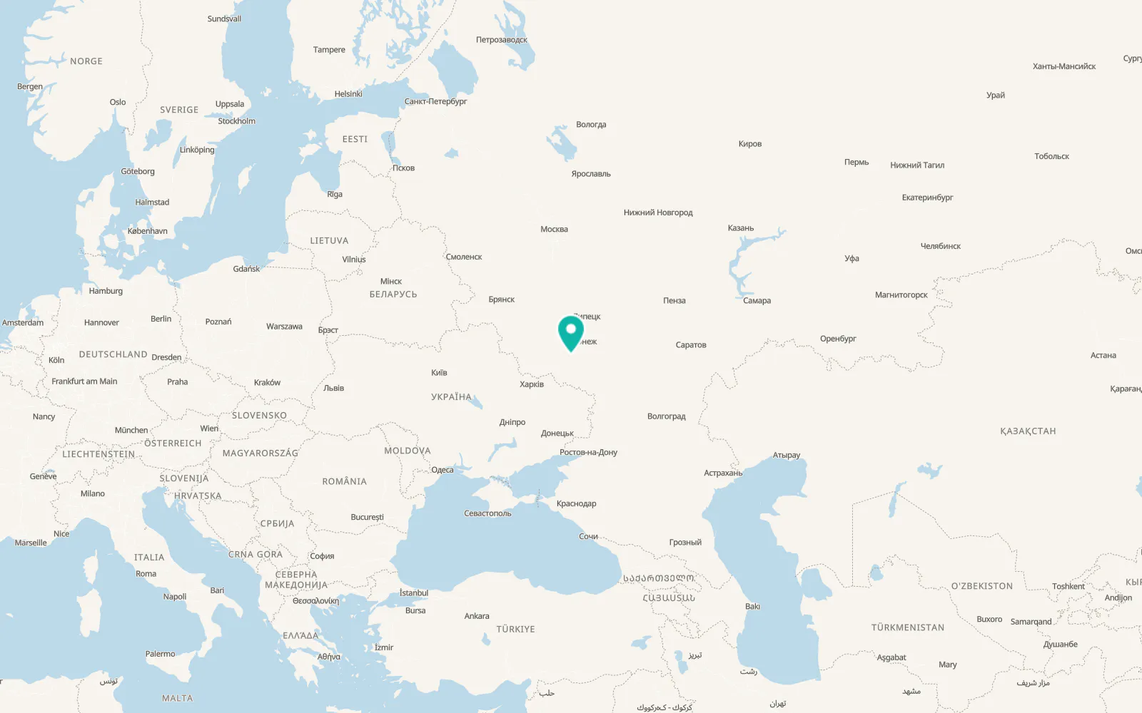Map of Rep’yëvka