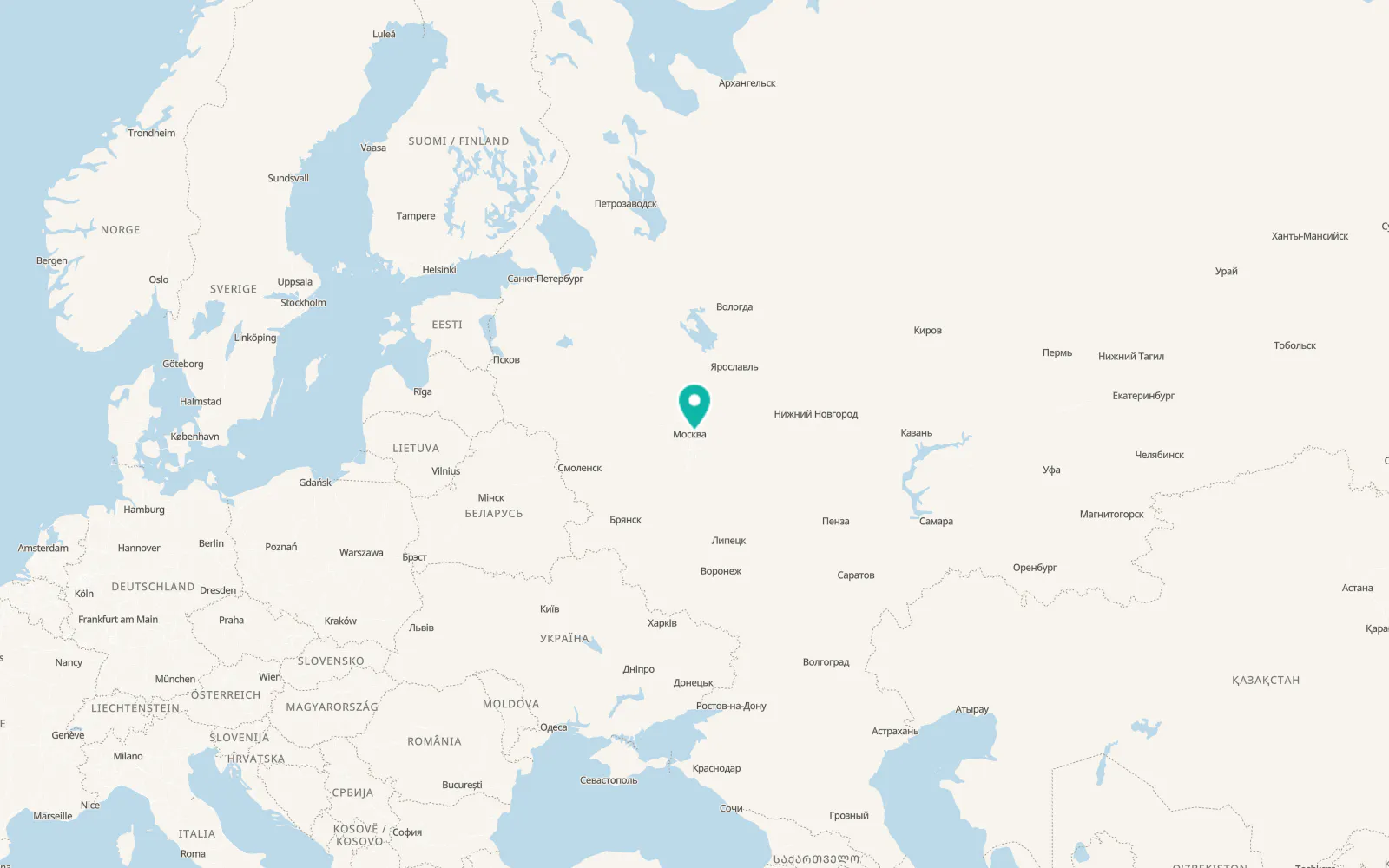Map of Reutov