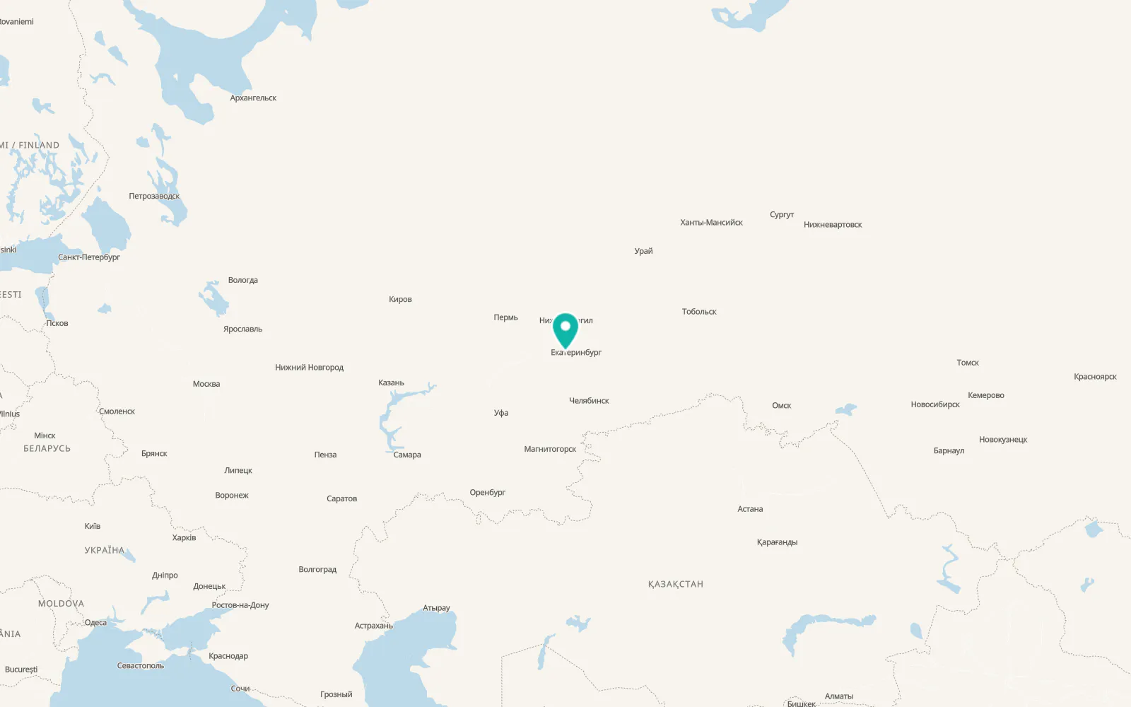 Map of Revda