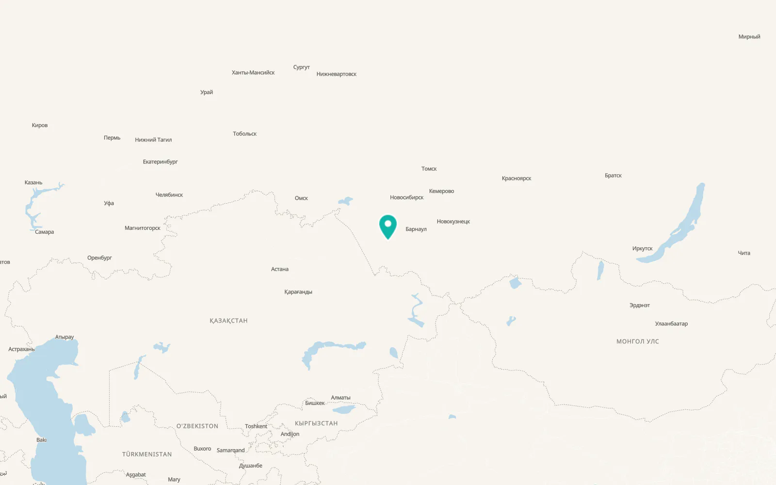 Map of Romanovo