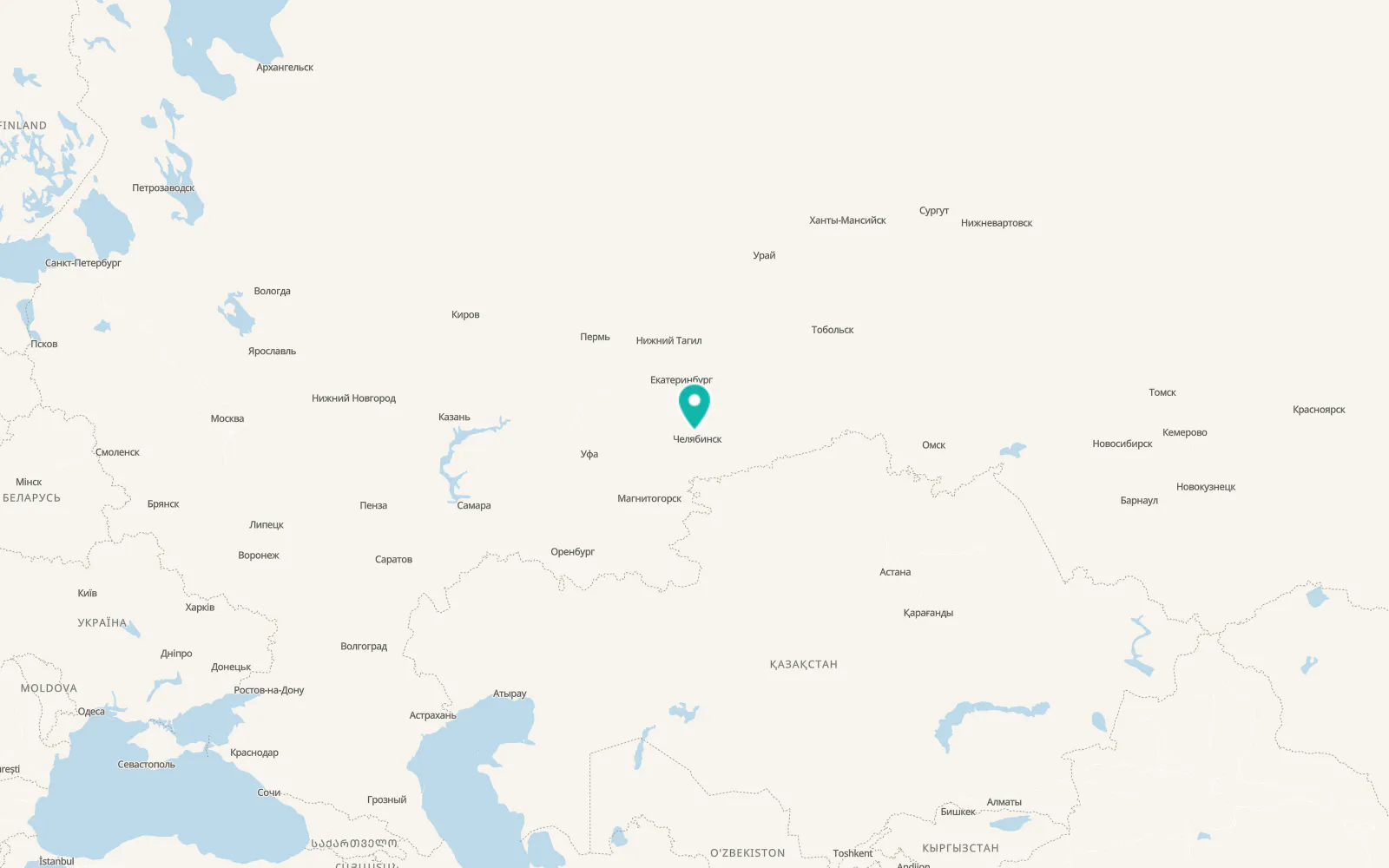 Map of Roshchino