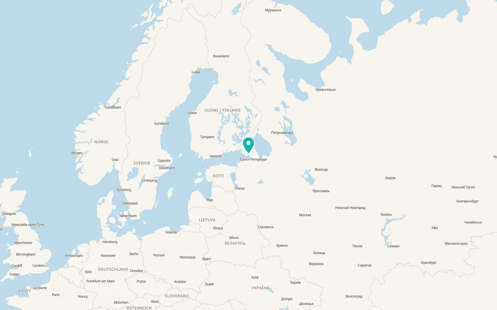 Map of Roshchino