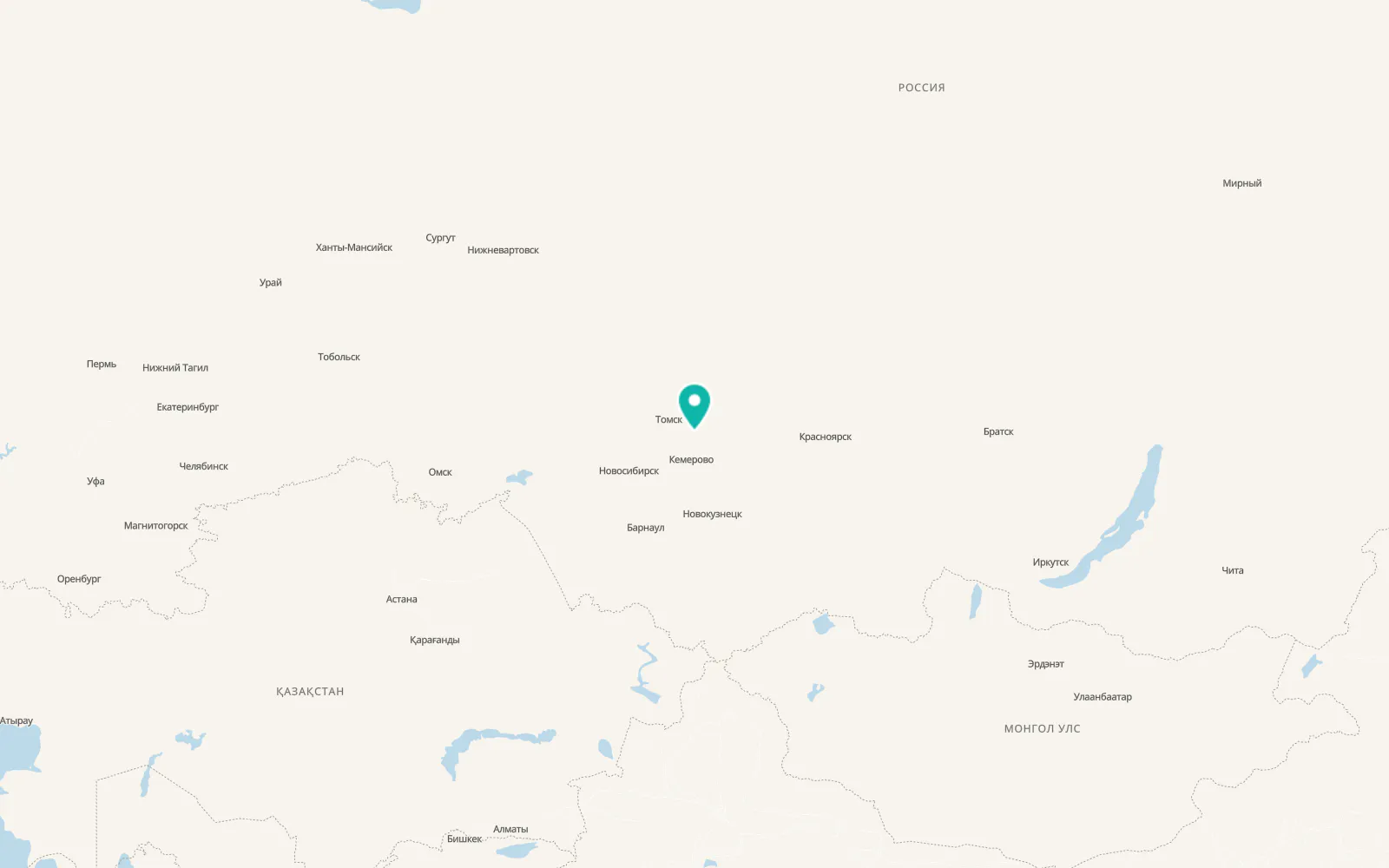 Map of Rudnichnyy
