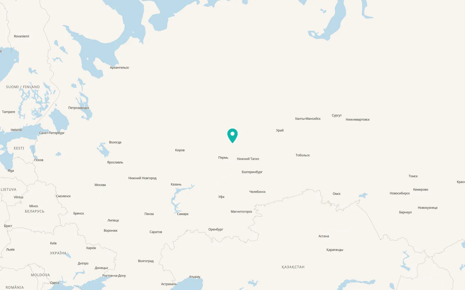Map of Rudnichnyy