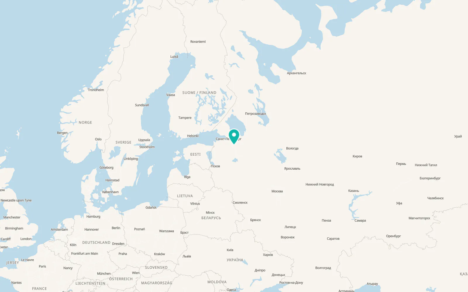 Map of Ryabovo