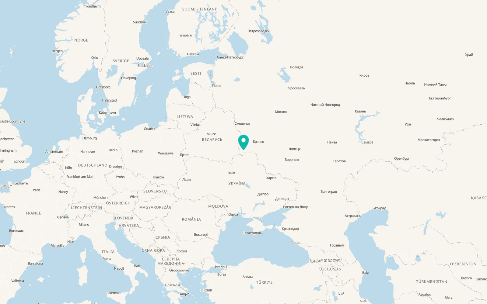 Map of Sachkovichi
