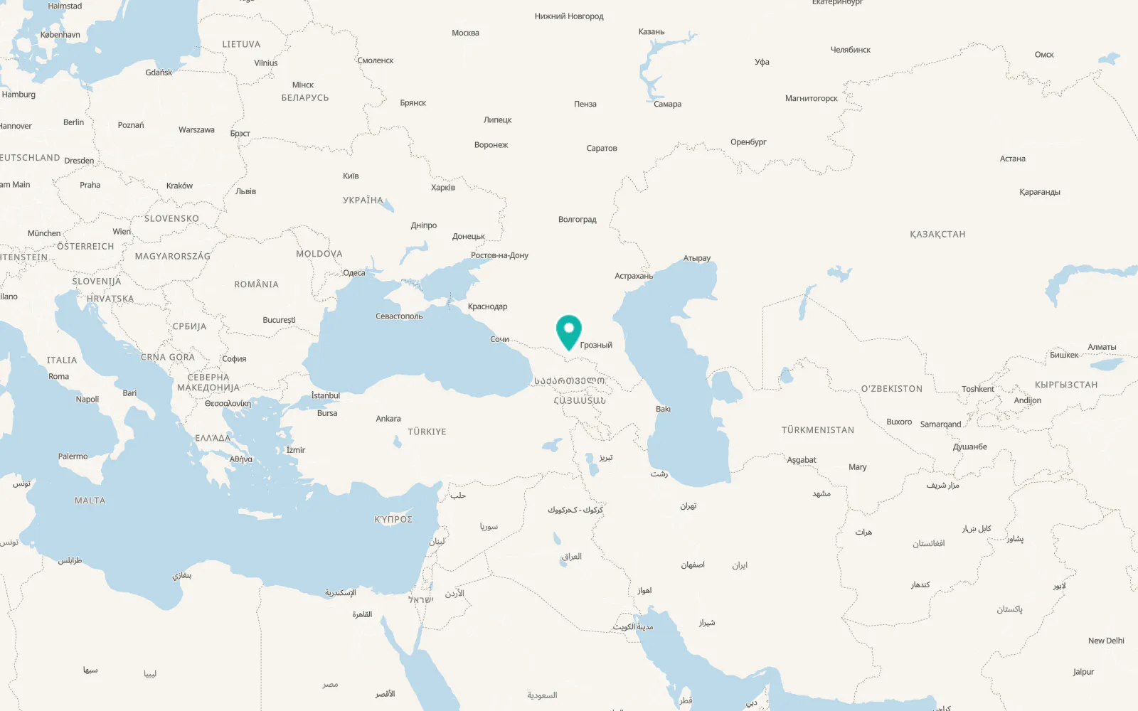 Map of Sadon