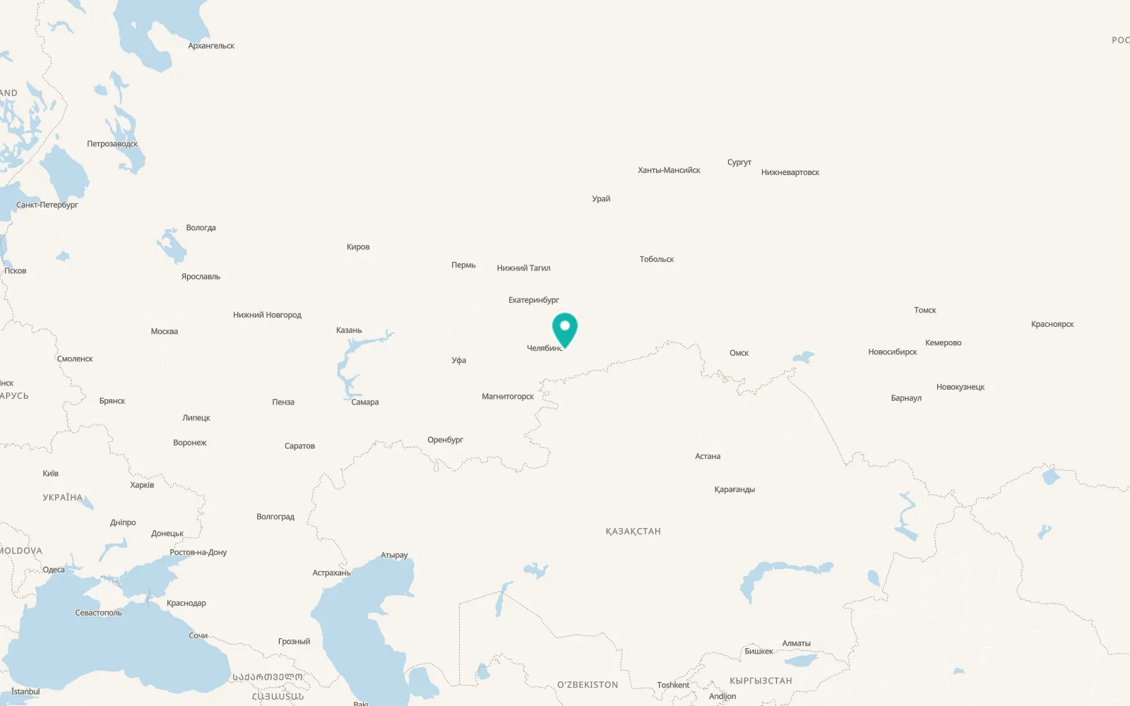 Map of Safakulevo