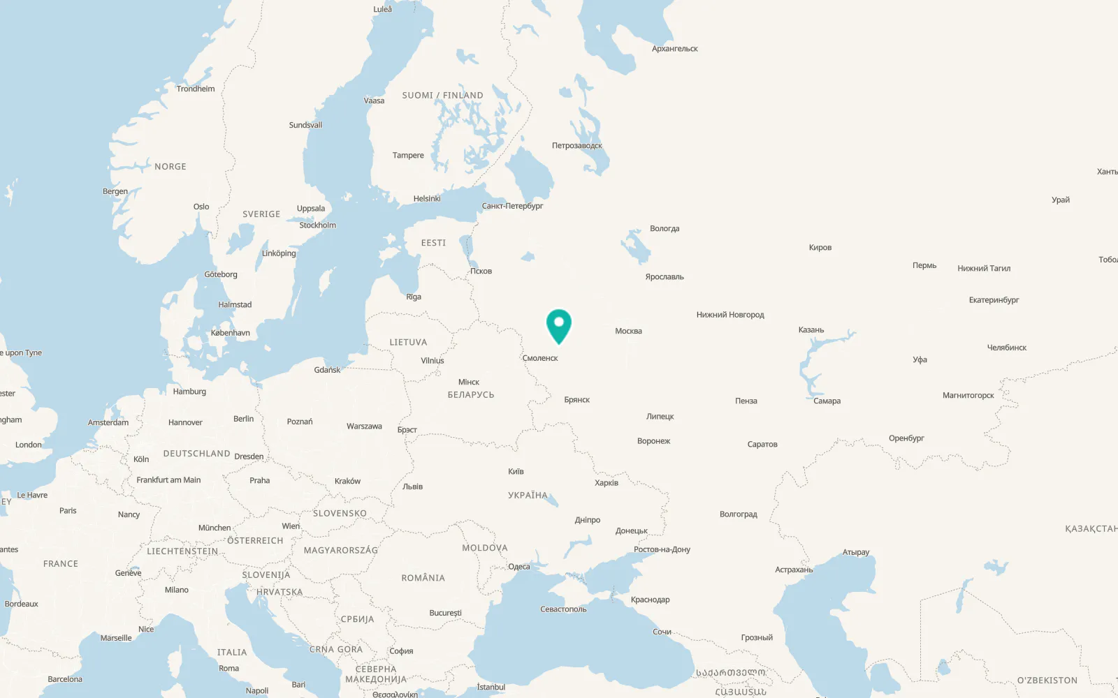 Map of Safonovo