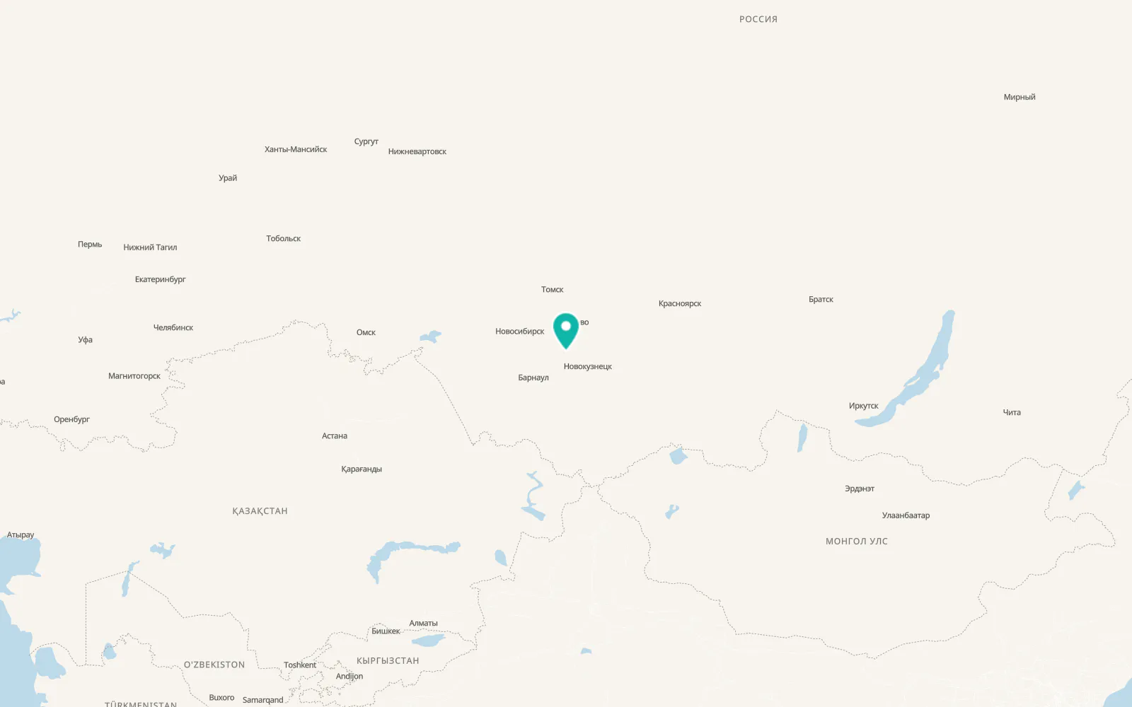 Map of Salair