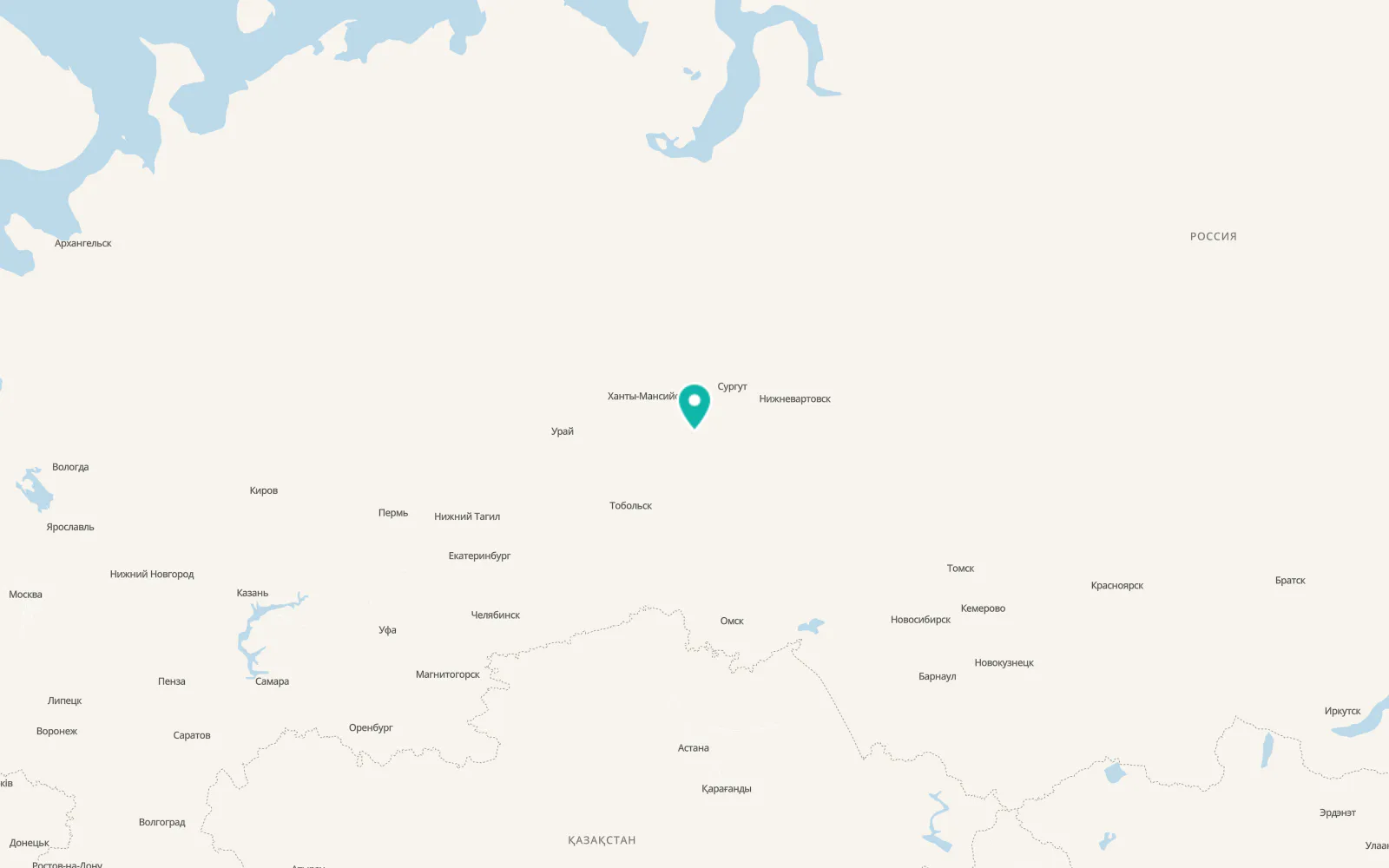 Map of Salym