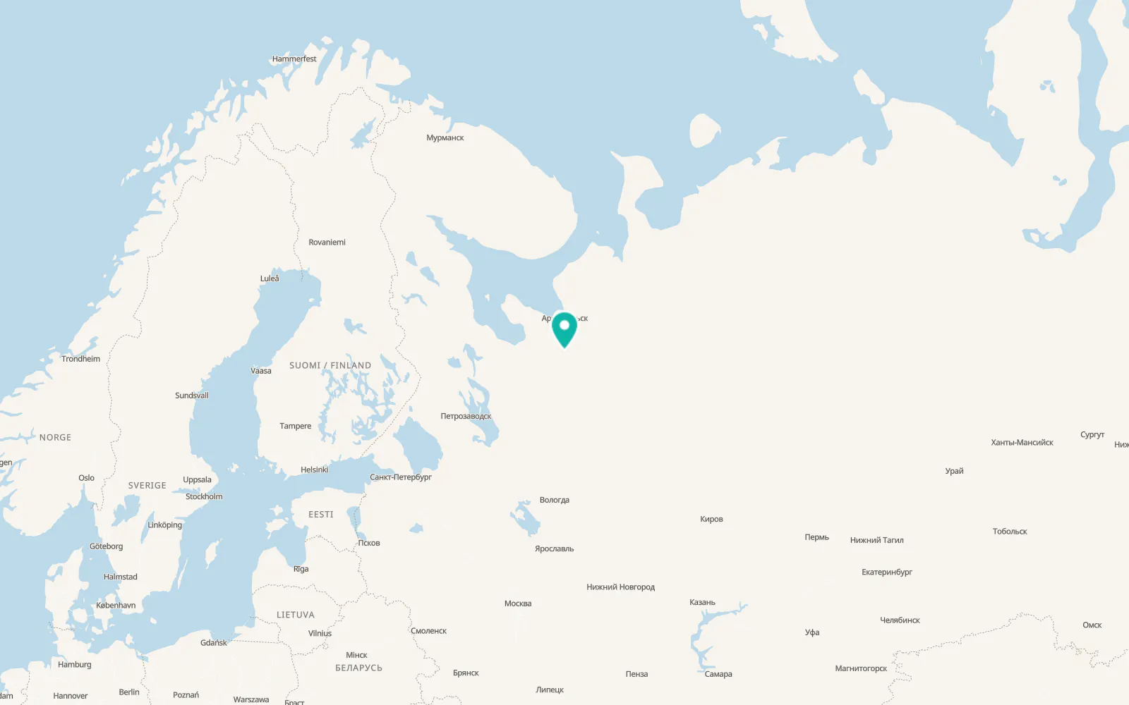 Map of Samoded