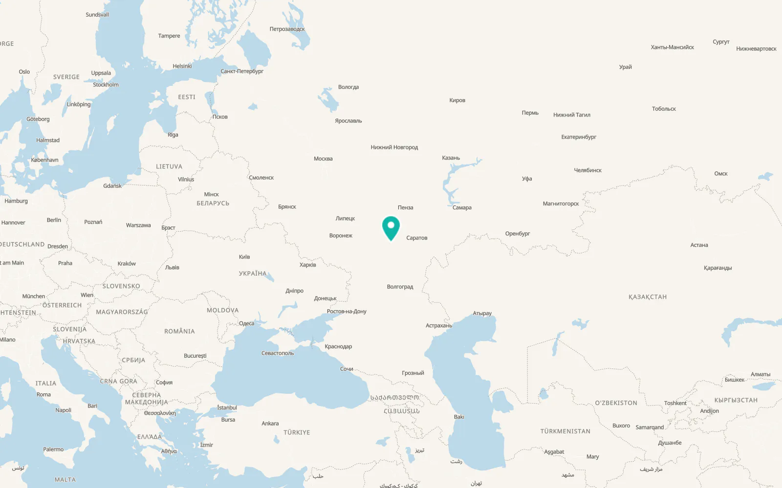 Map of Samoylovka