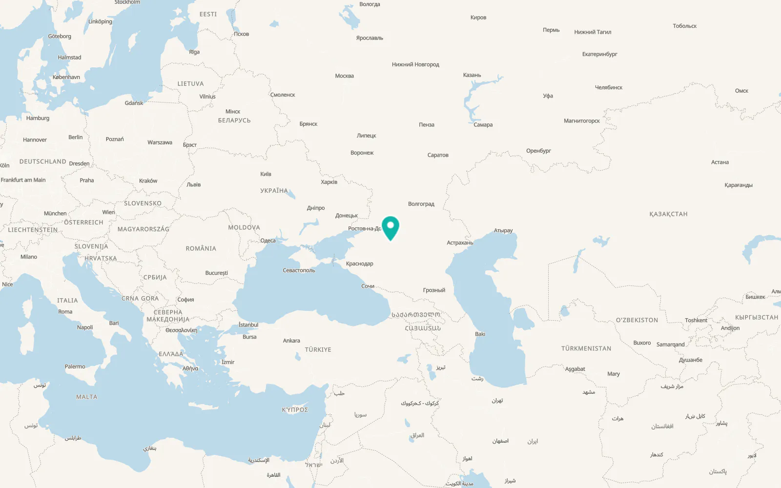 Map of Sandata