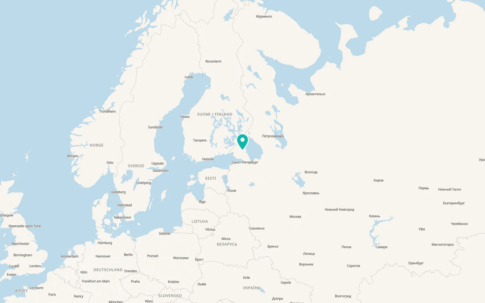 Map of Sapernoye