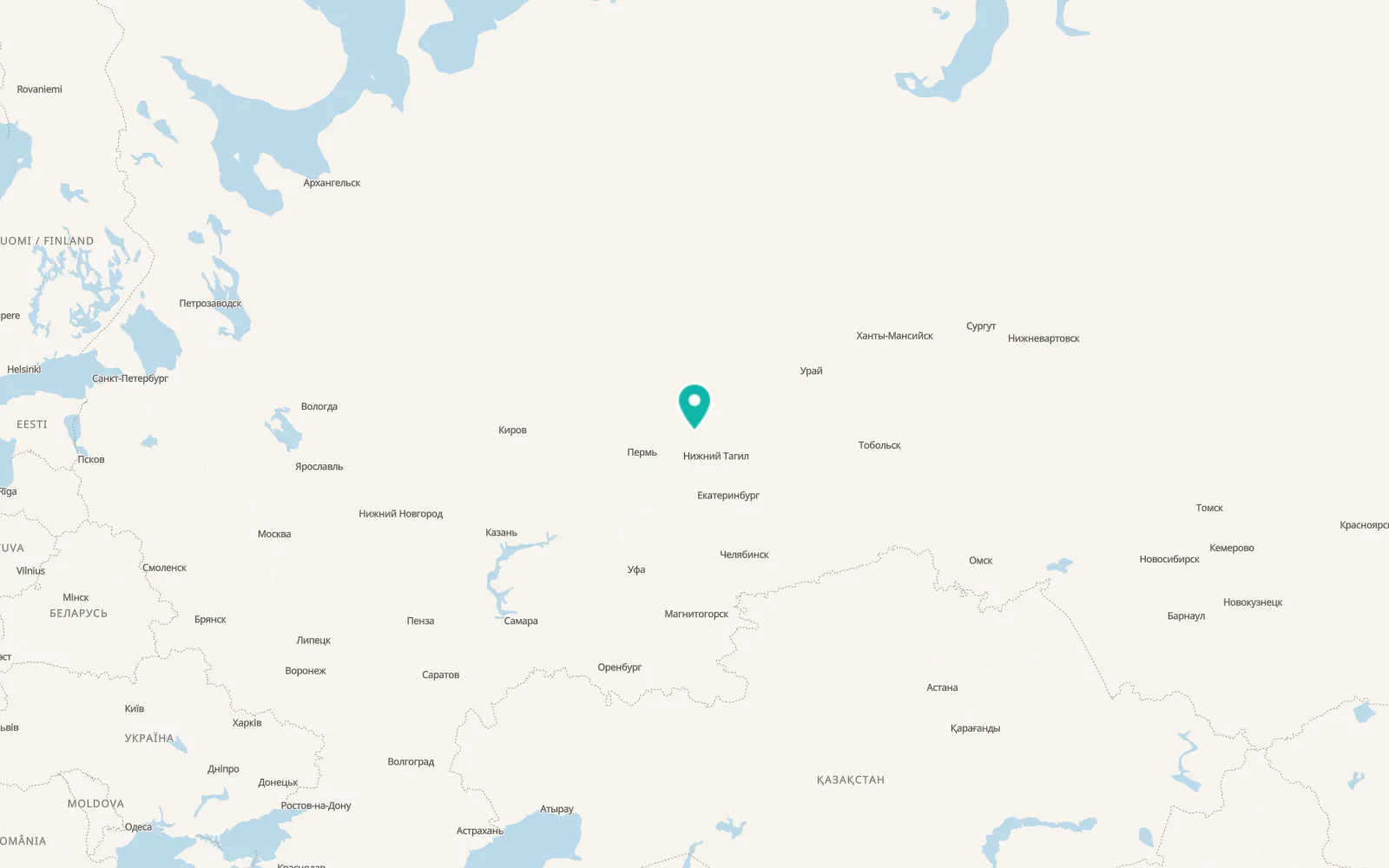 Map of Sarany