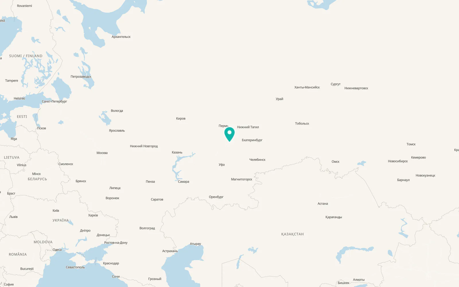Map of Sars