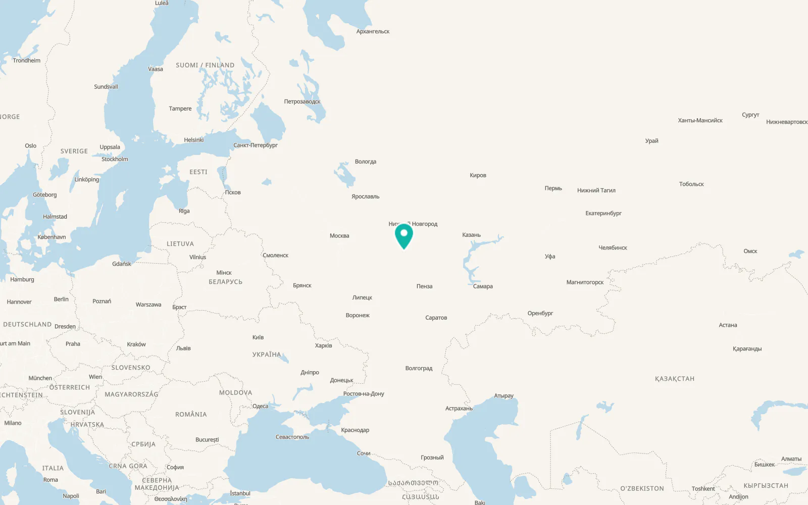Map of Satis