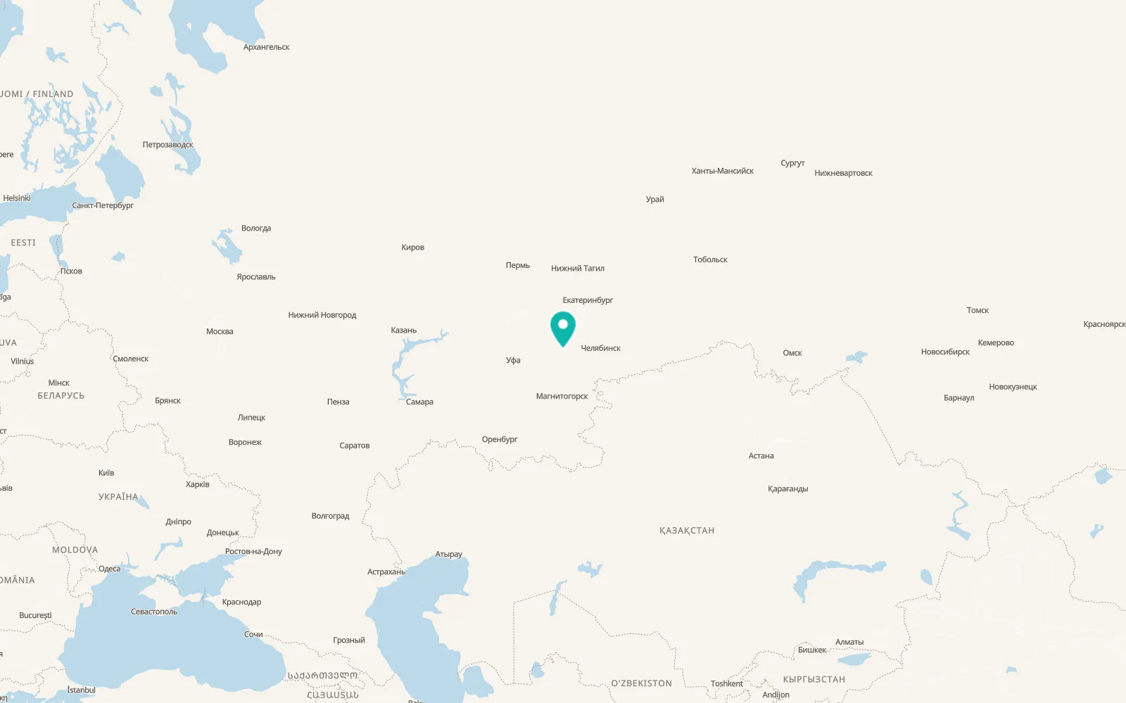 Map of Satka