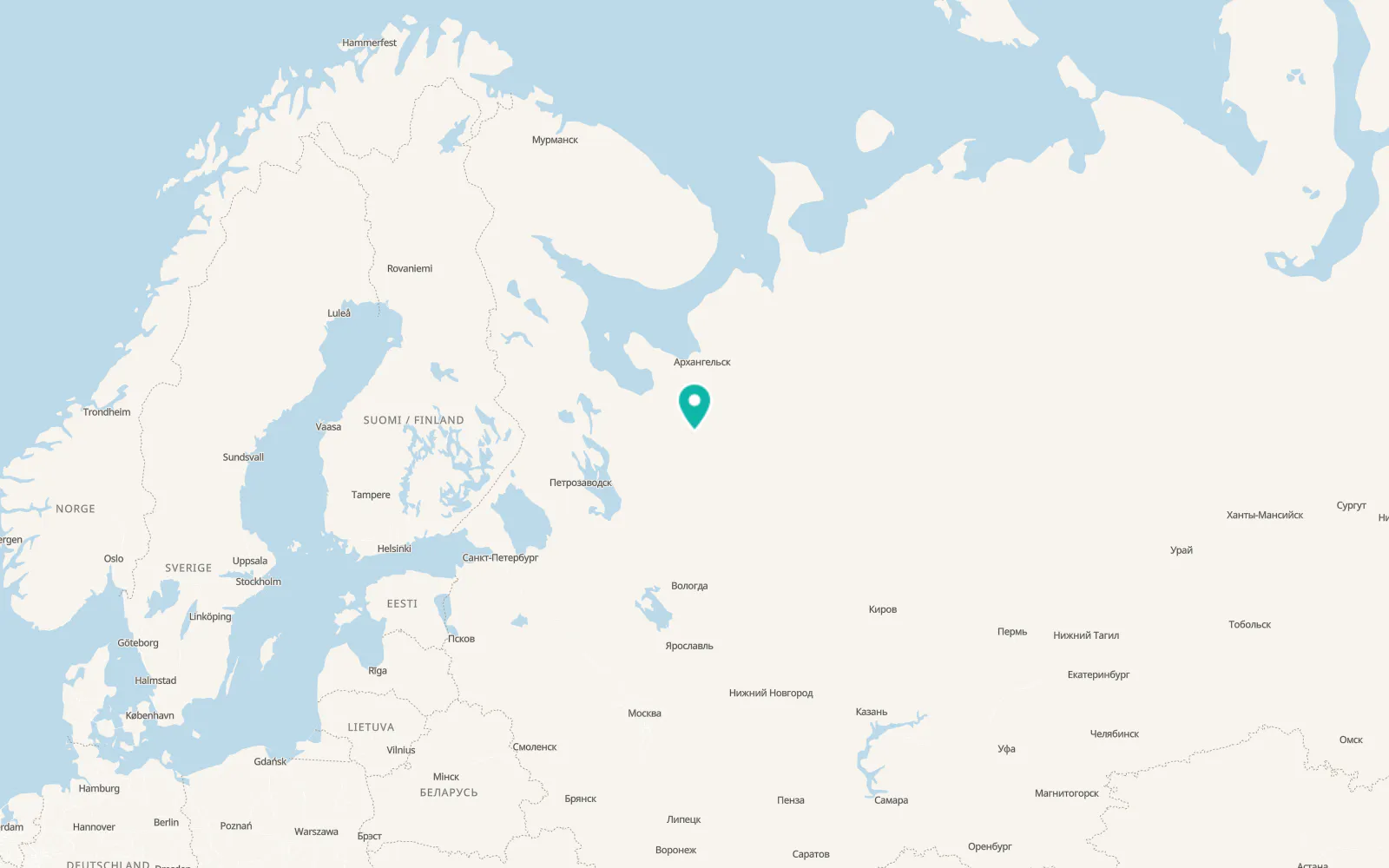 Map of Savinskiy