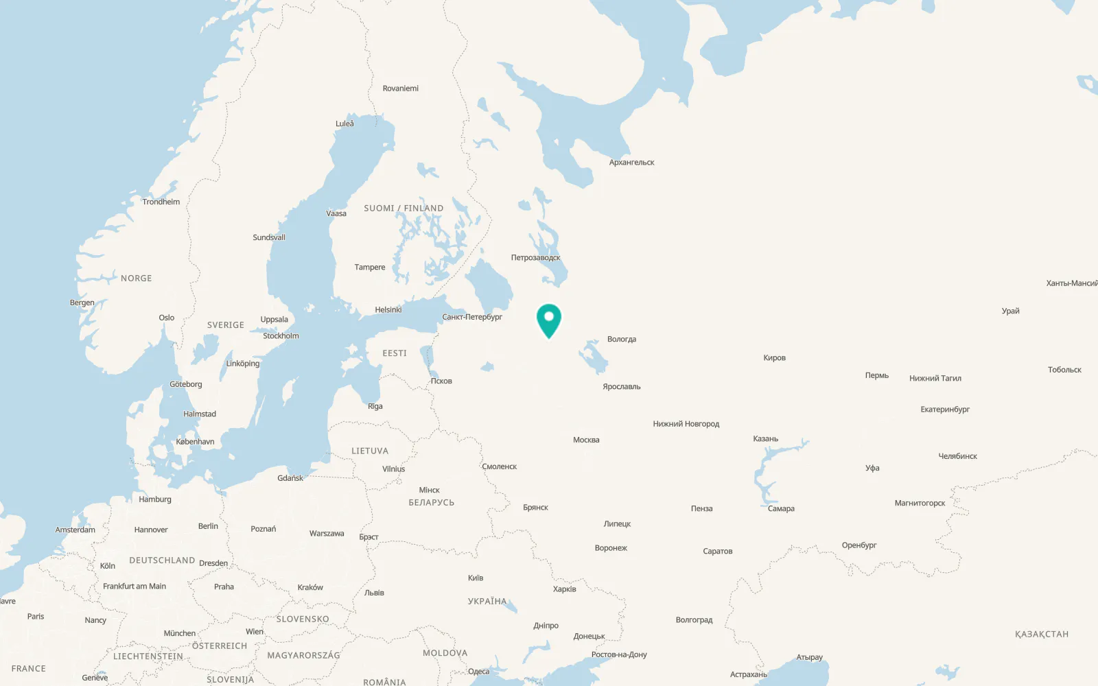 Map of Sazonovo