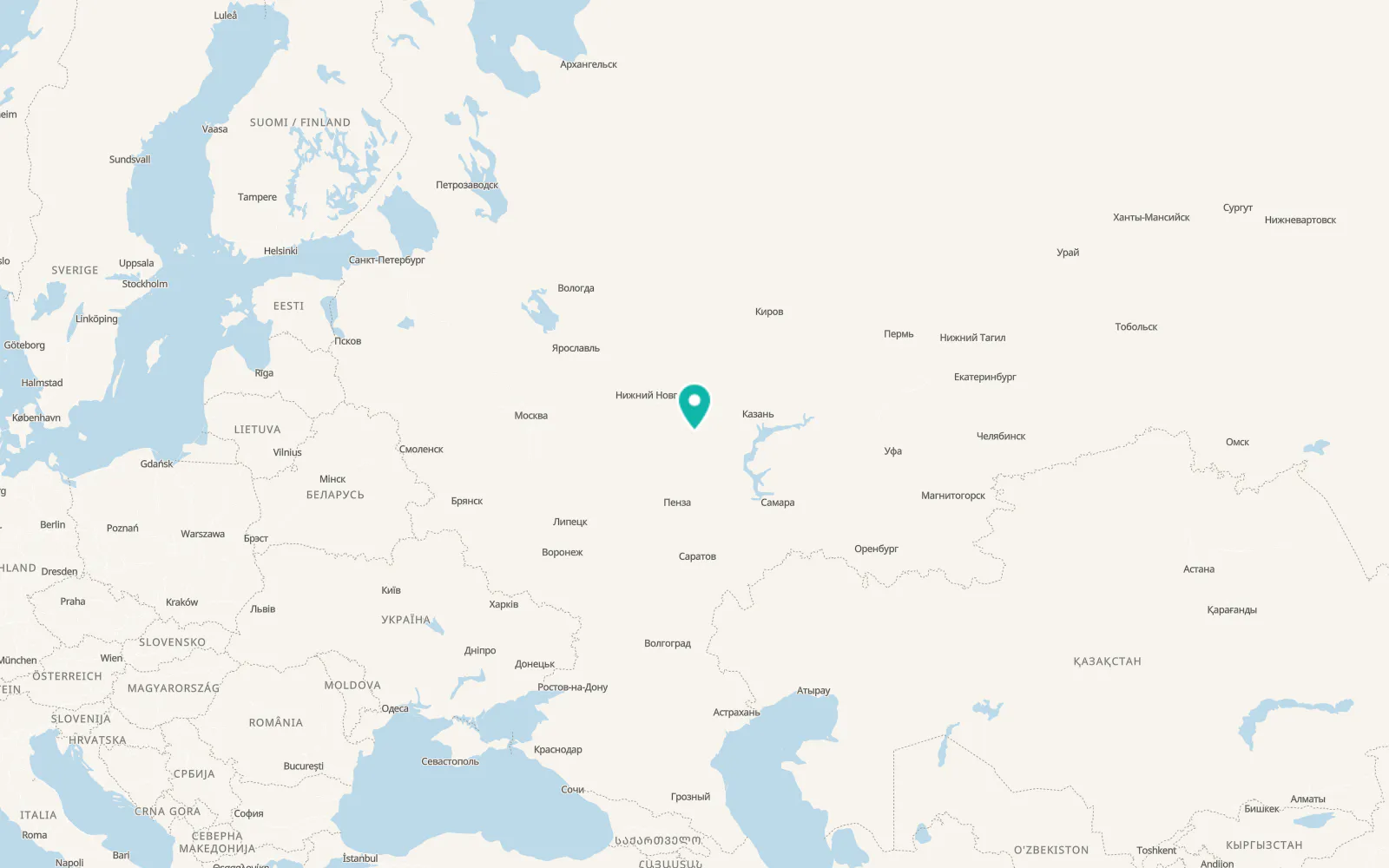 Map of Sechenovo