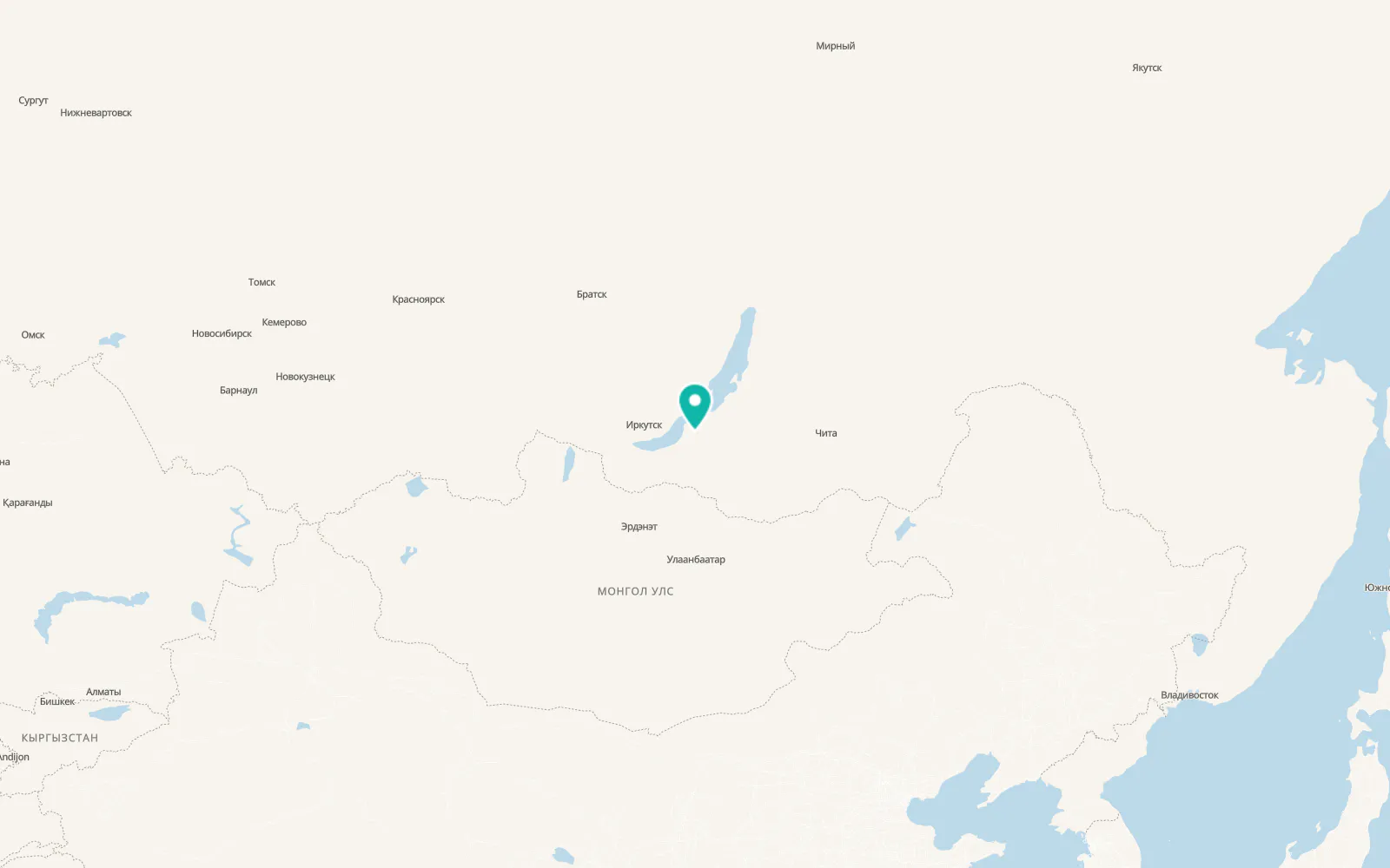 Map of Selenginsk