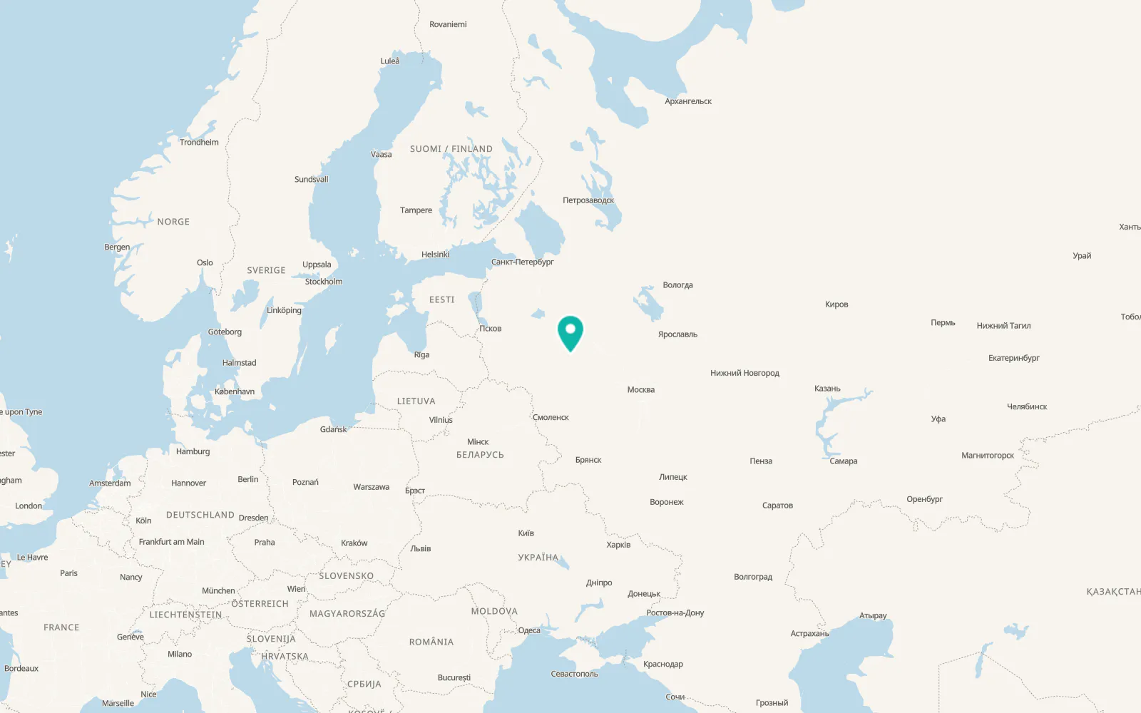 Map of Selishche
