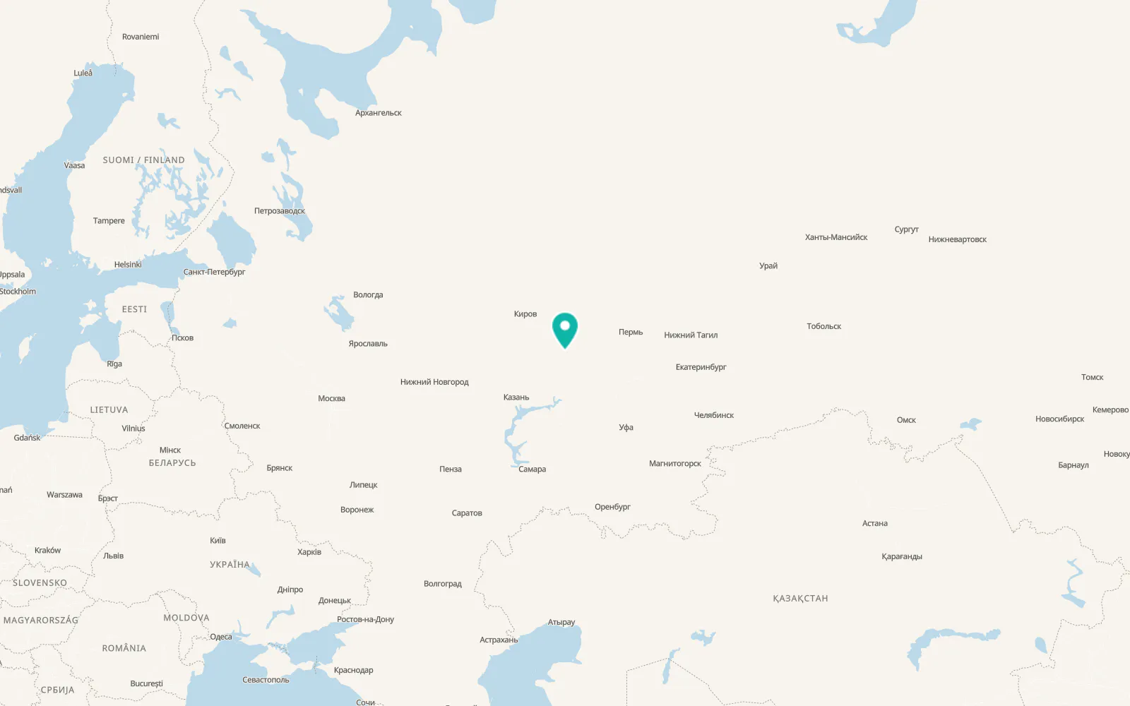 Map of Selty