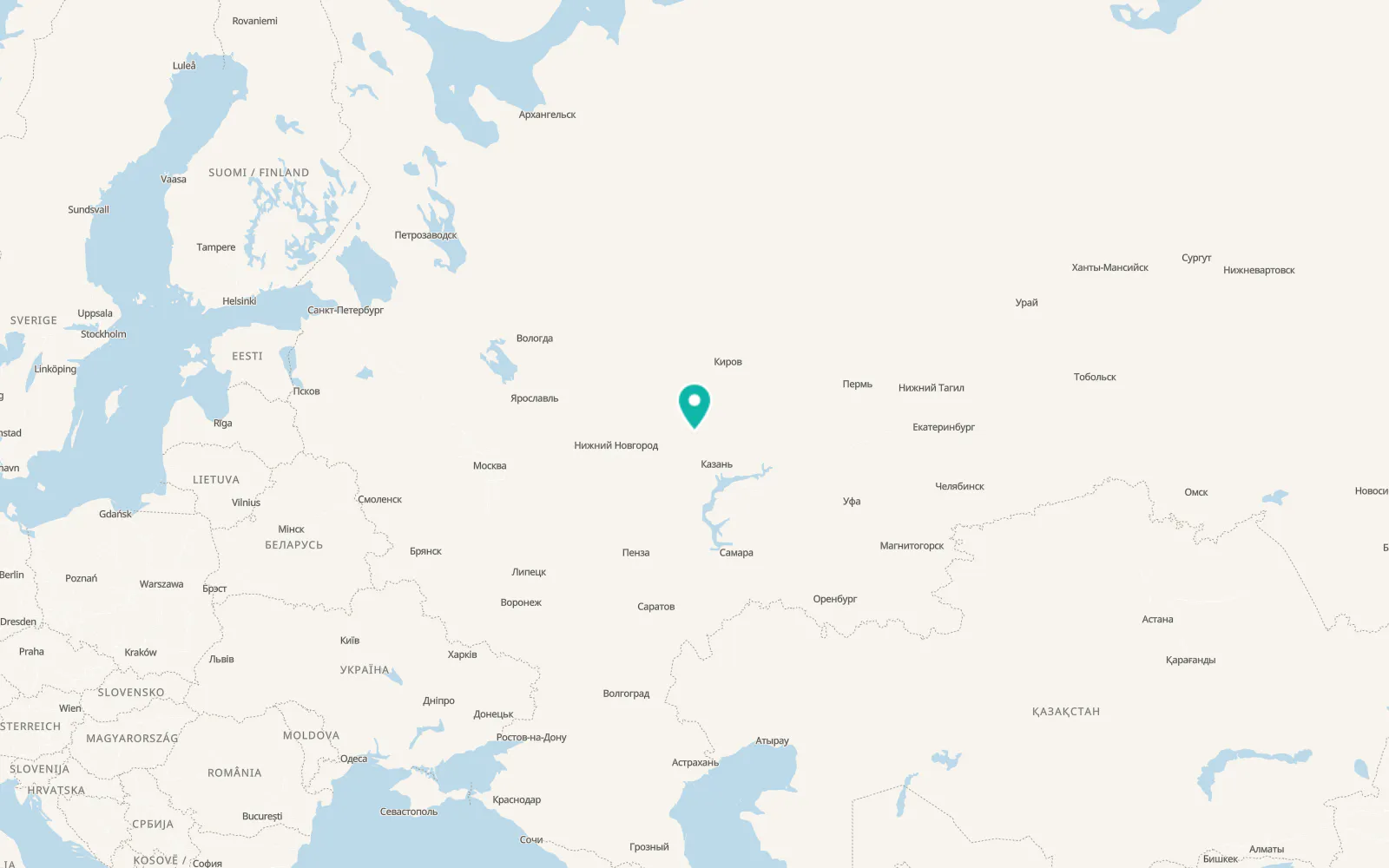Map of Semenovka