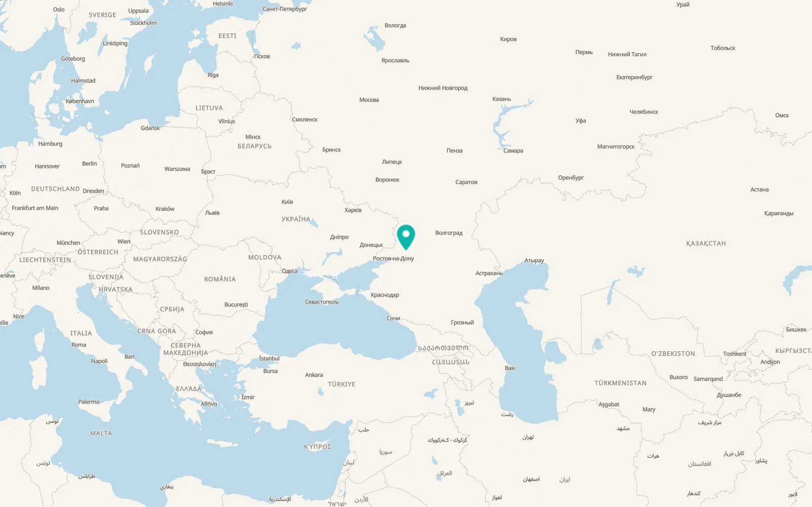Map of Semikarakorsk
