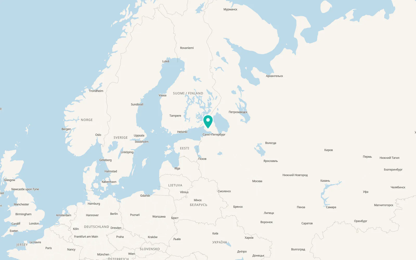 Map of Semiozerje
