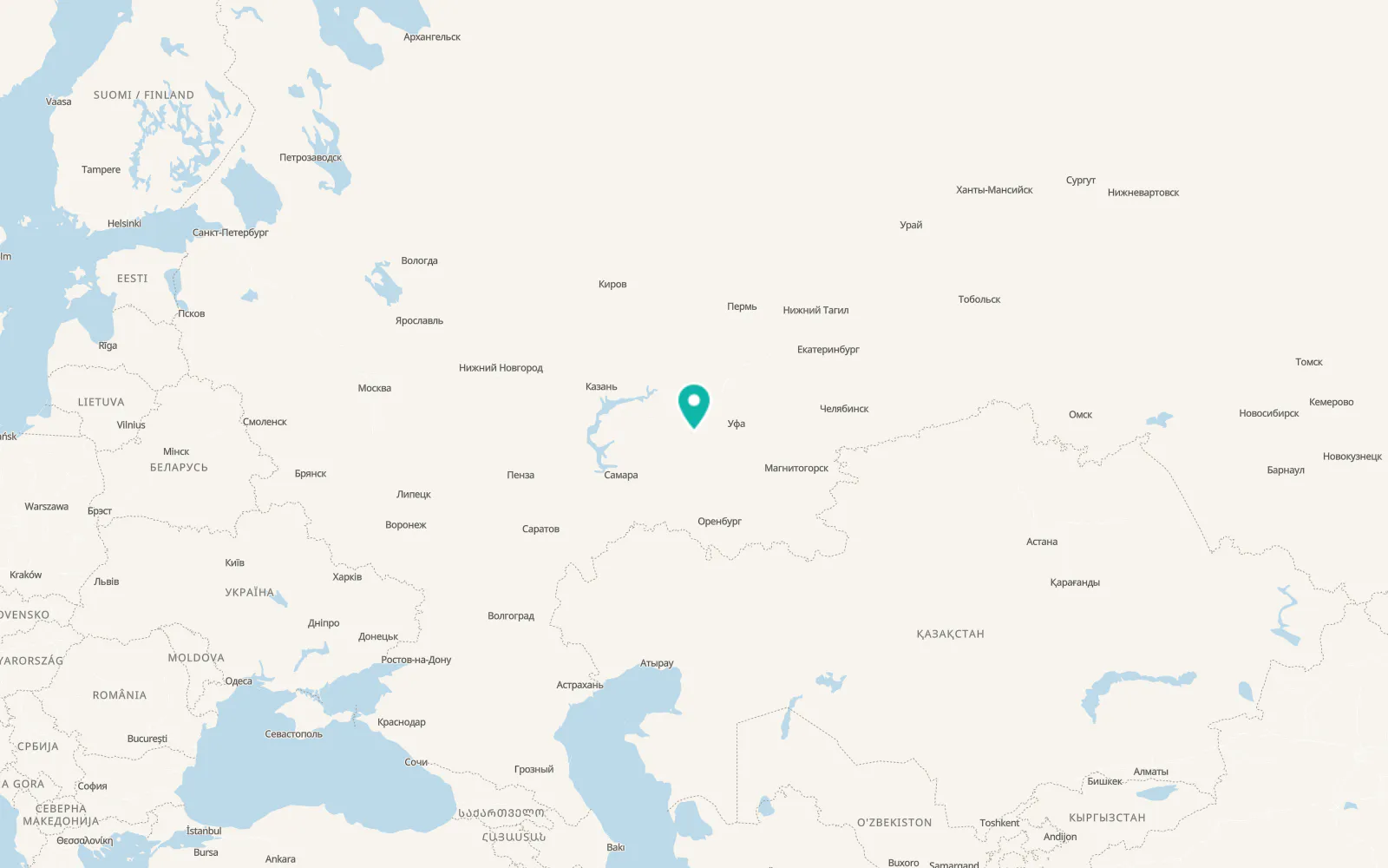Map of Serafimovskiy