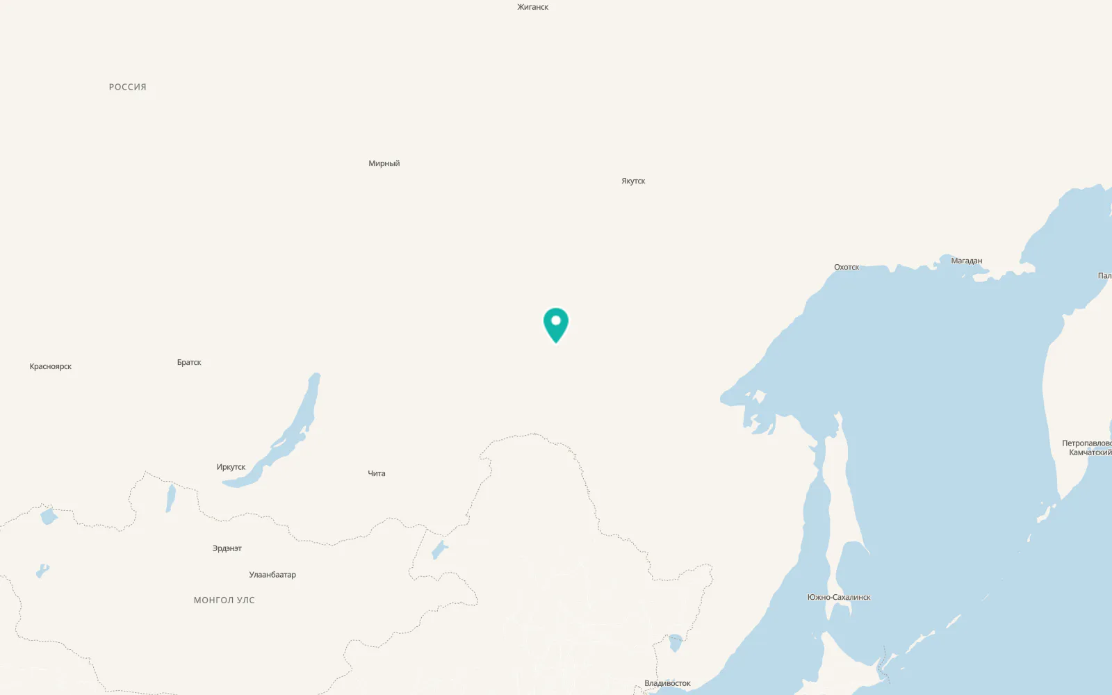 Map of Serebryanyy Bor