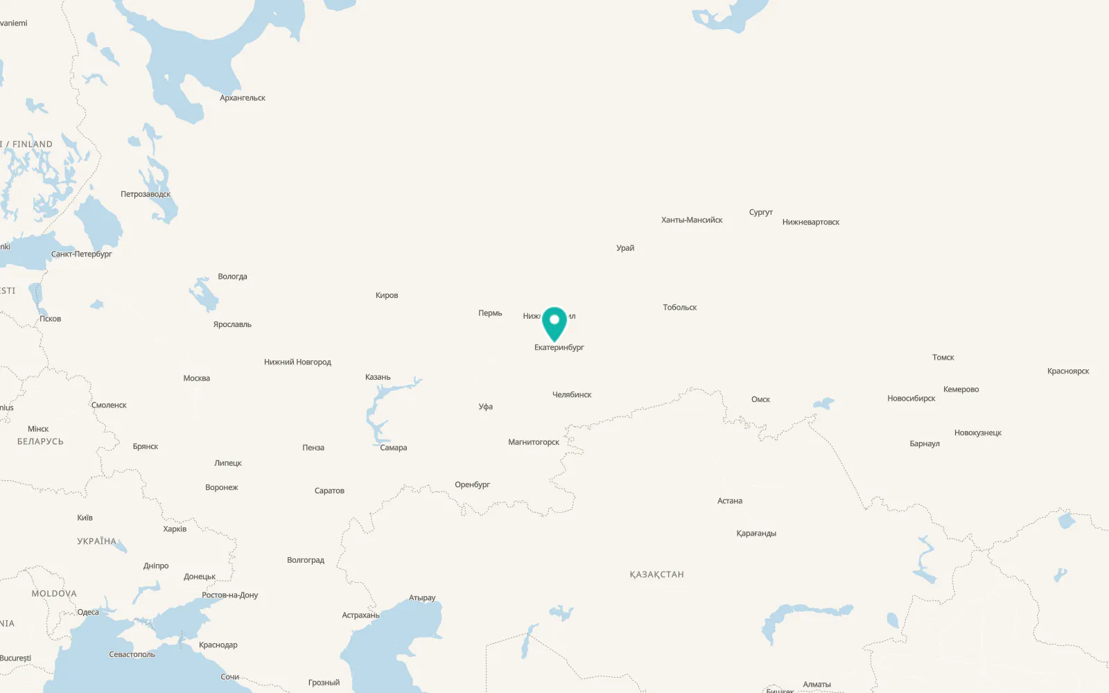 Map of Severka