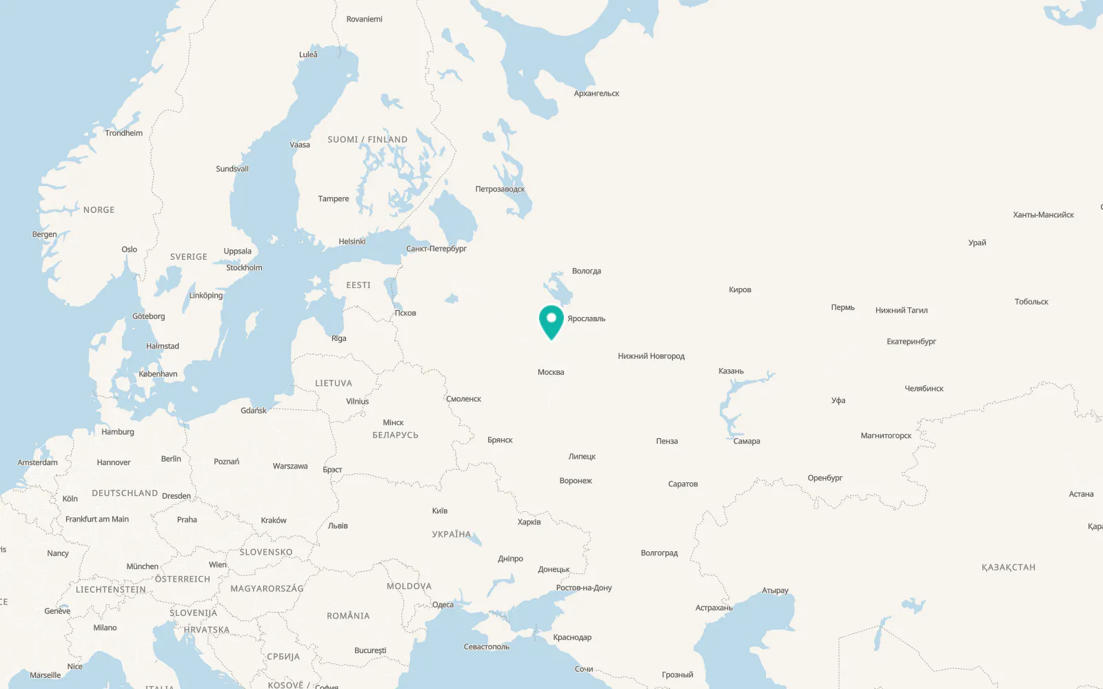 Map of Severnyy