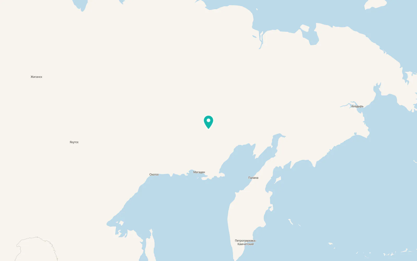 Map of Seymchan
