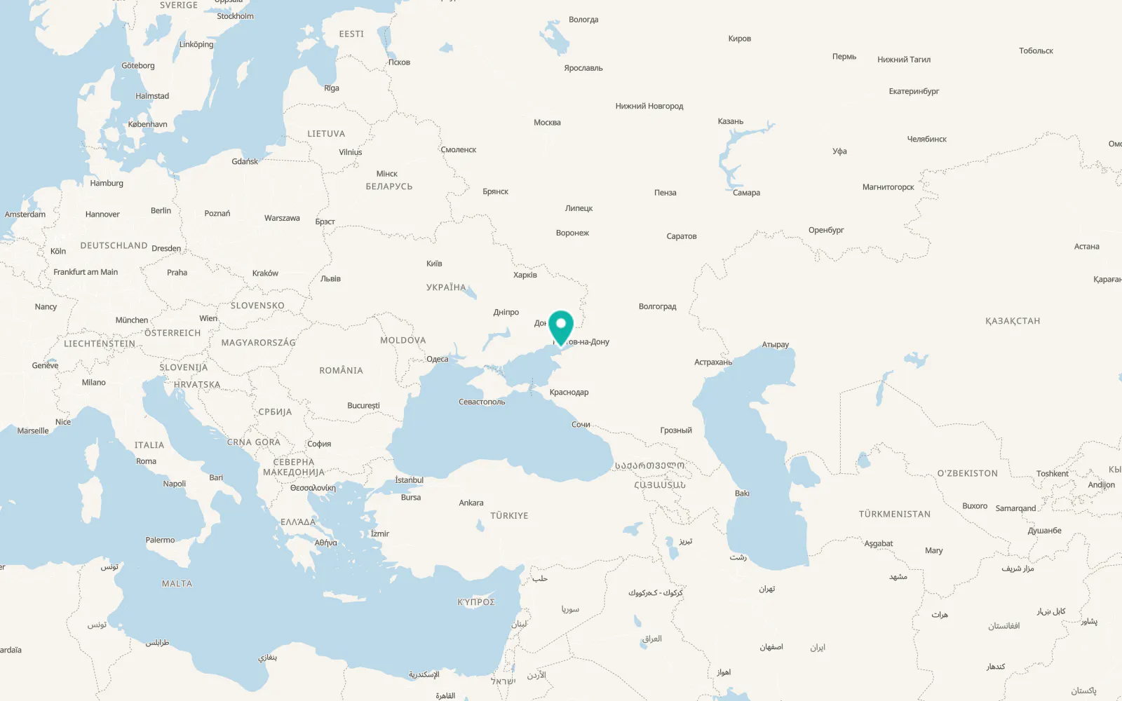 Map of Shabel’skoye